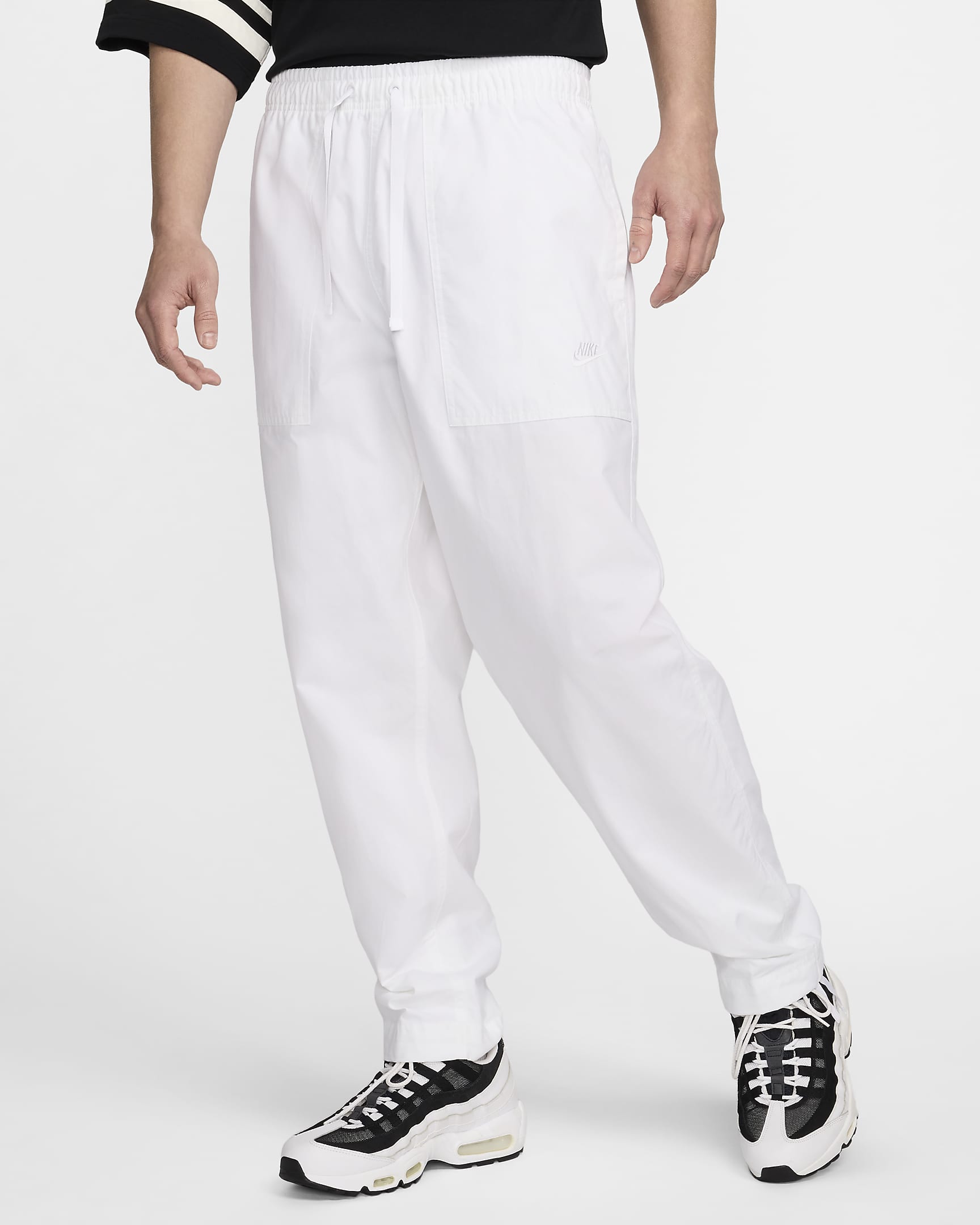 Pantaloni Nike Club – Uomo - Bianco/Bianco