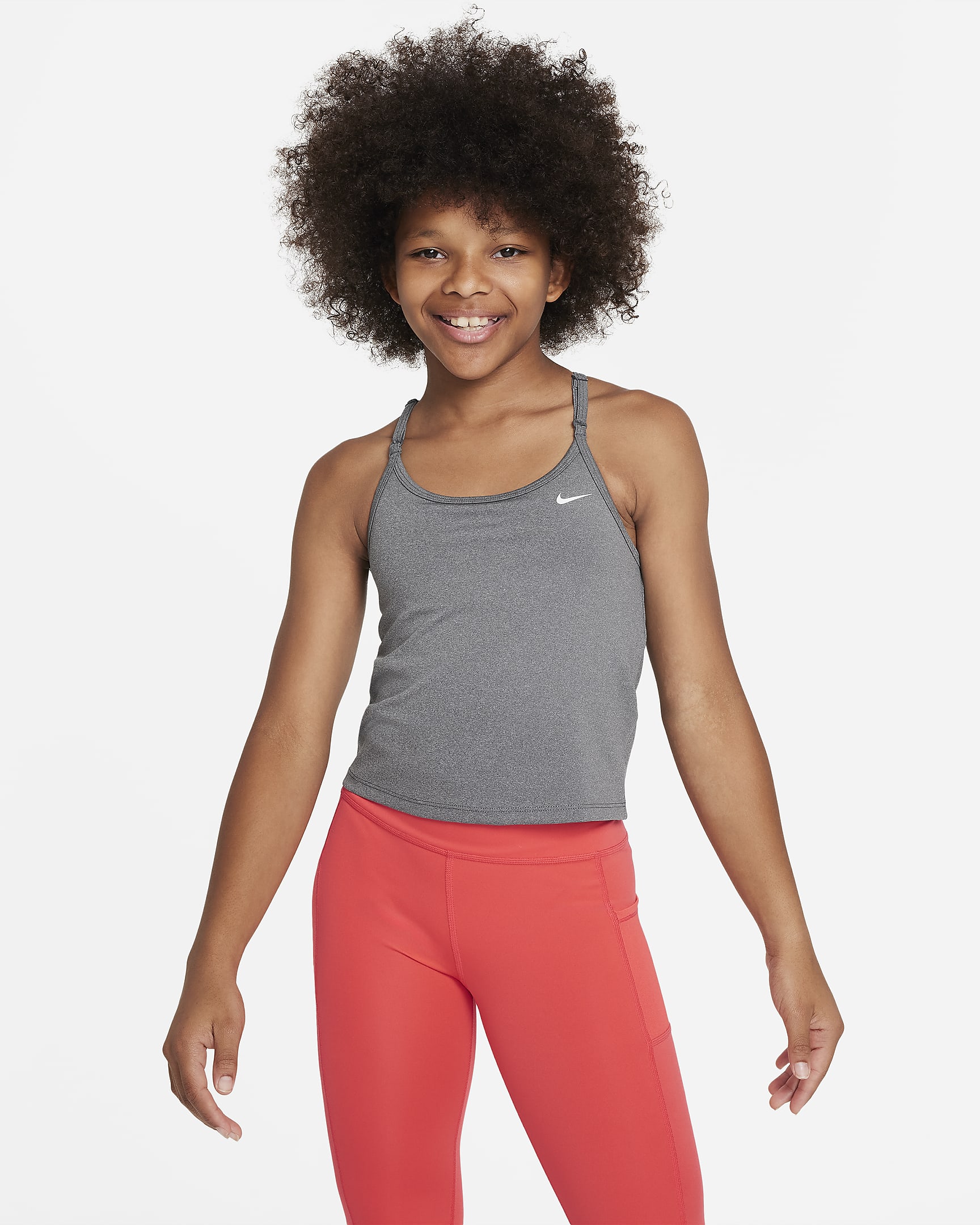 Nike Indy Big Kids' (Girls') Tank Sports Bra. Nike.com