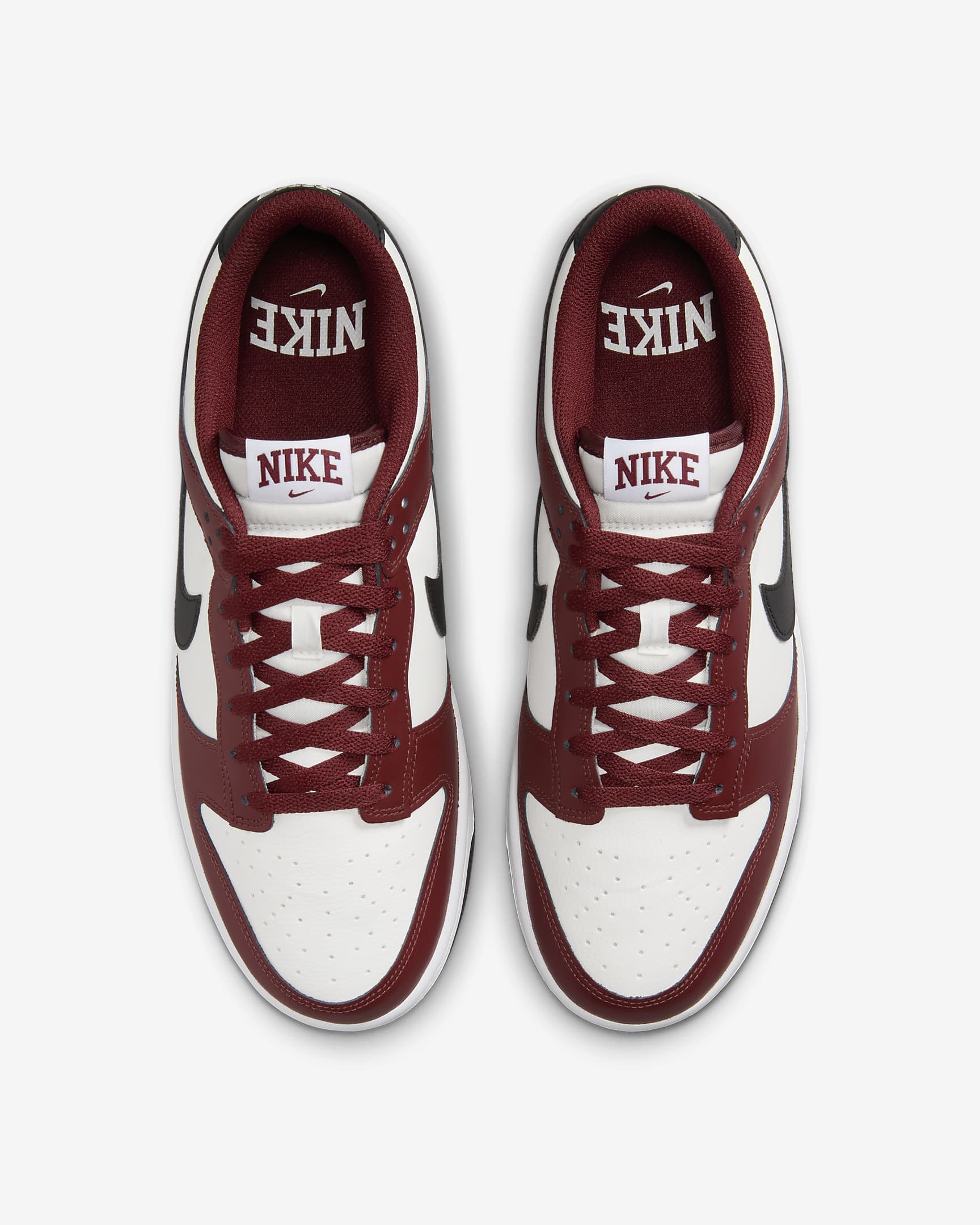 Nike Dunk Low herenschoenen - Dark Team Red/Summit White/Team White/Zwart