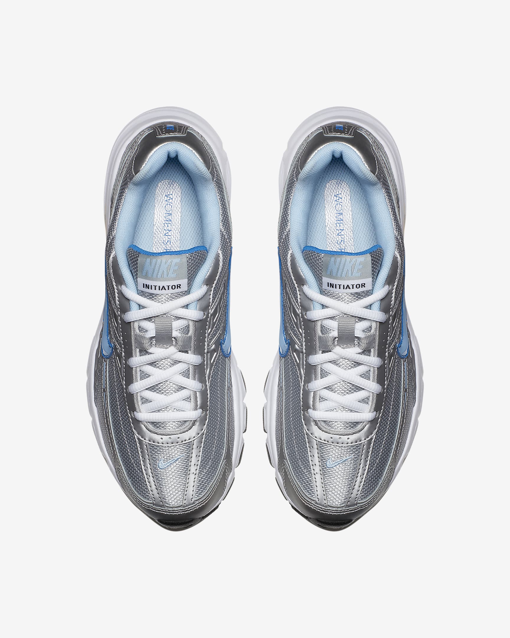 Nike Initiator Damenschuh - Metallic Silver/Weiß/Cool Grey/Ice Blue
