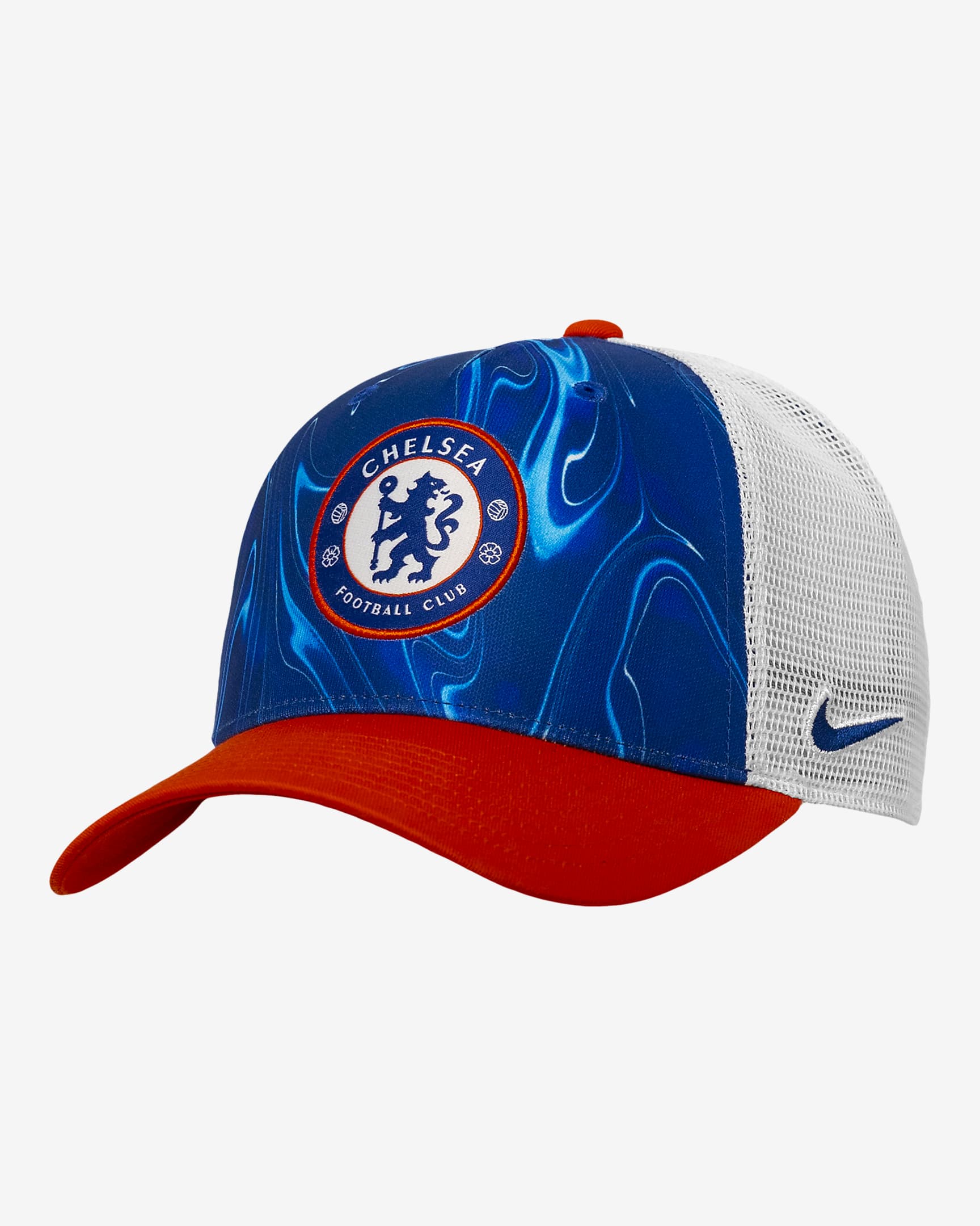 Chelsea FC Nike Soccer Trucker Cap - Team Orange