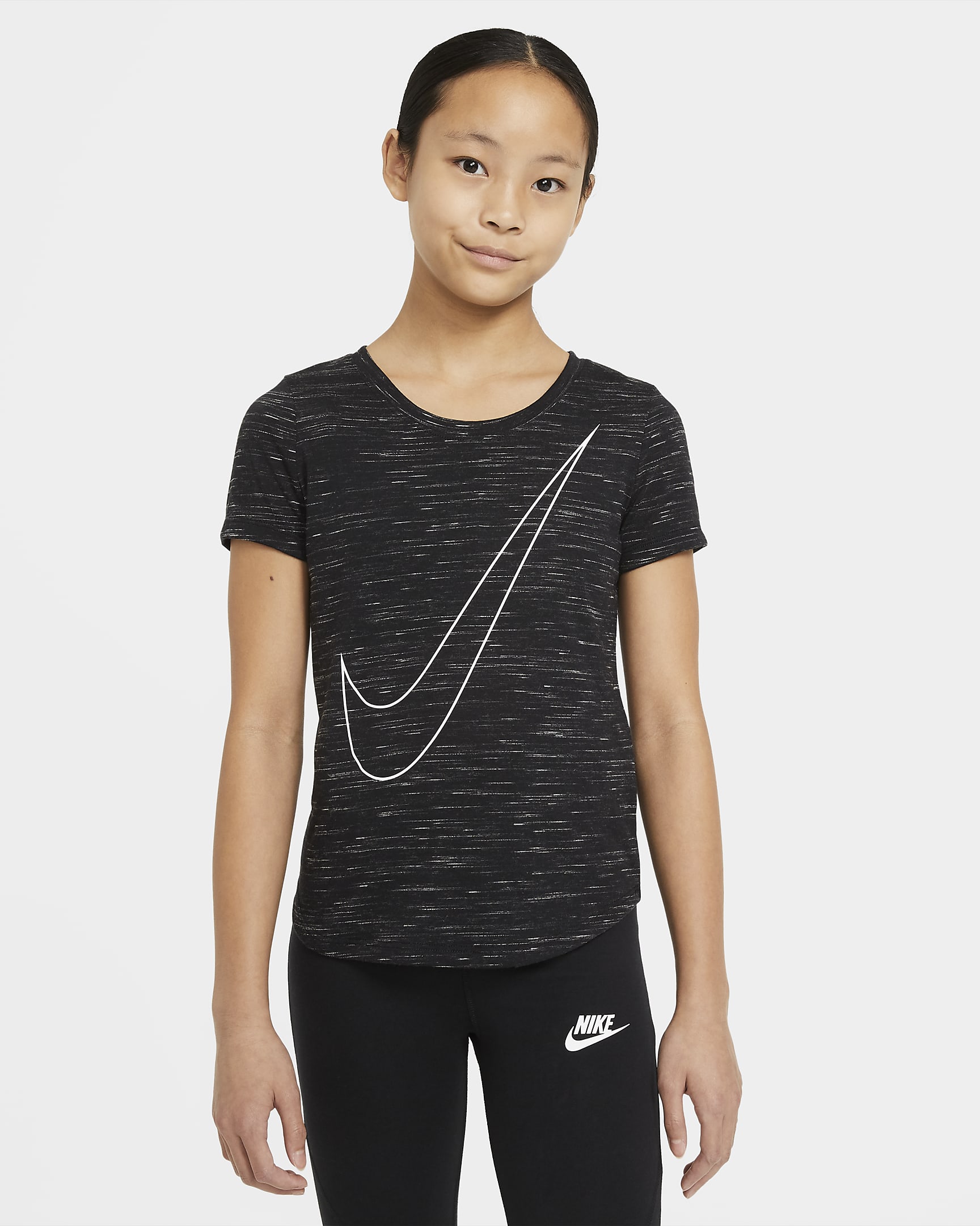 Playera de entrenamiento para niña talla grande Nike Dri-FIT. Nike.com