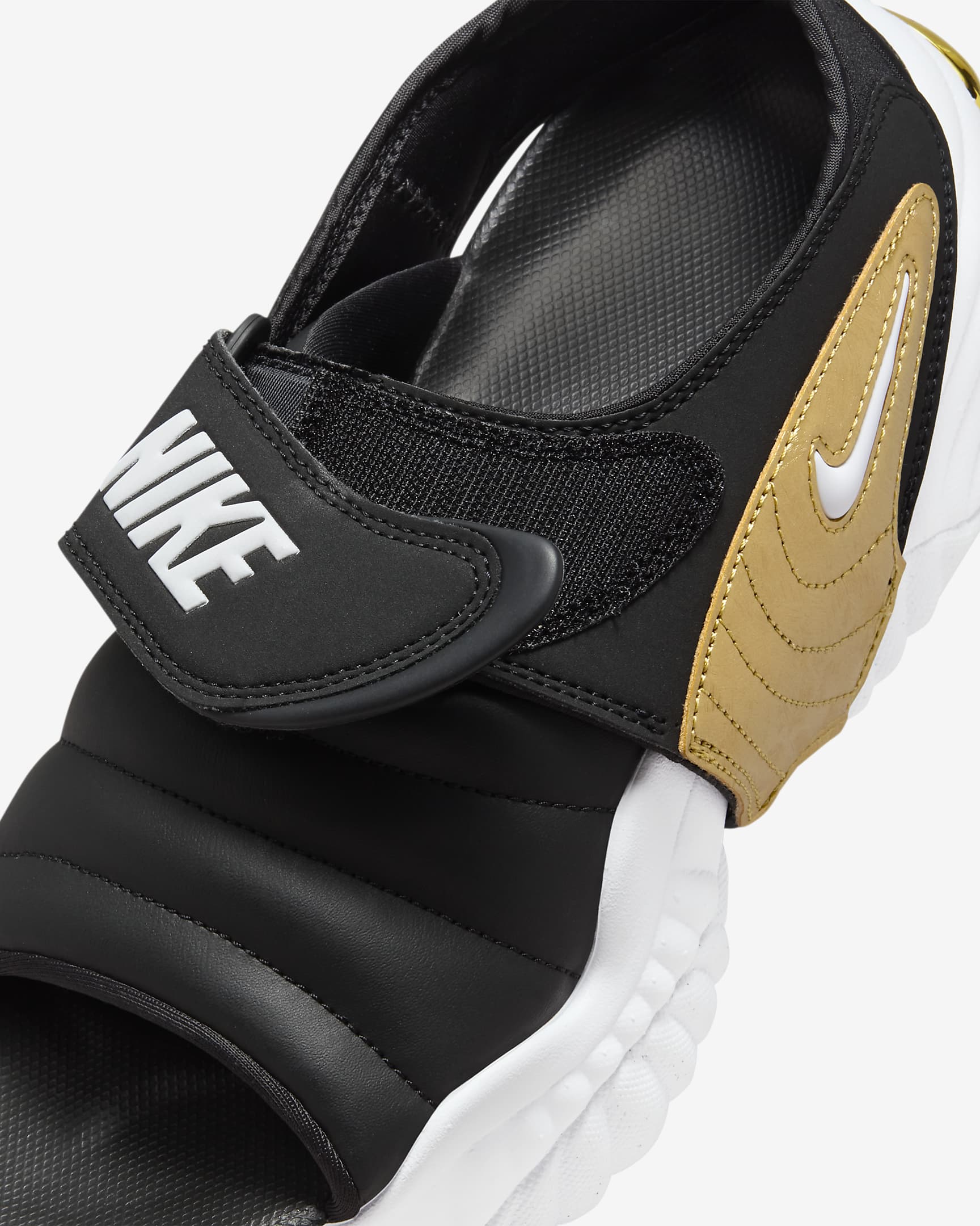 Nike Adjust Force Women's Sandals - Black/Metallic Gold/White