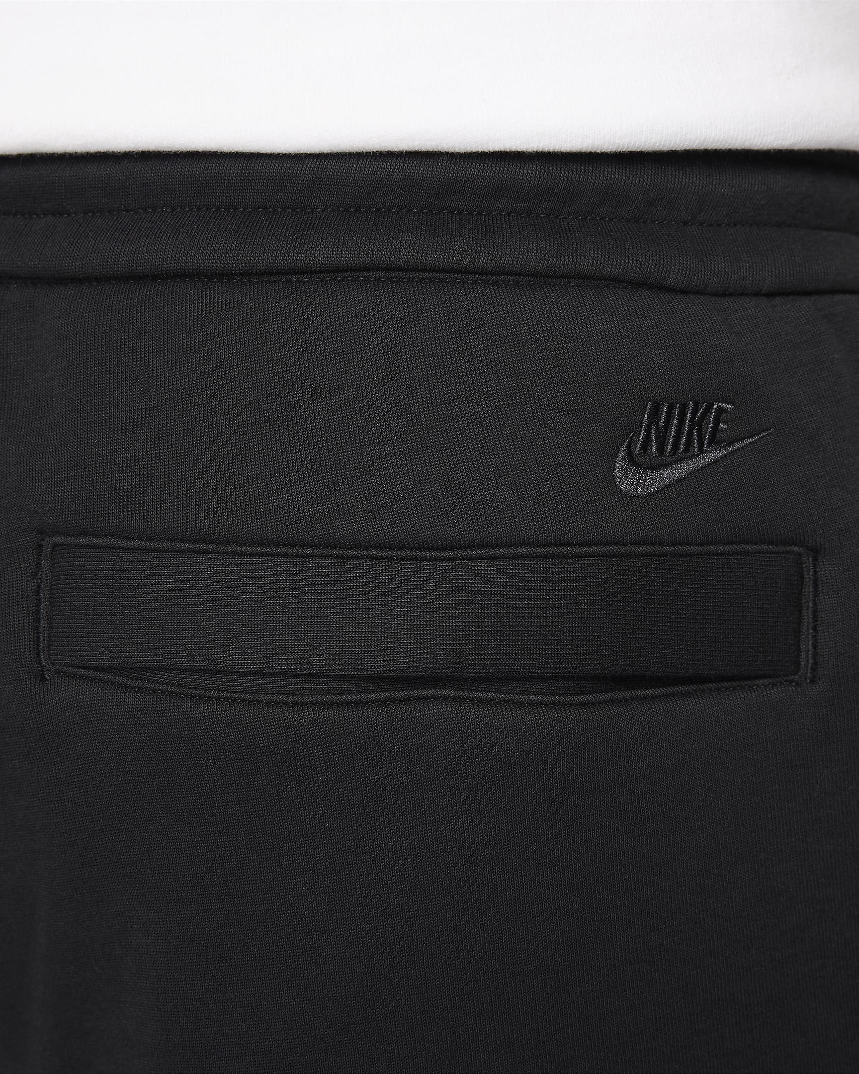 Pantaloni sartoriali in fleece Nike Tech – Uomo - Nero/Nero