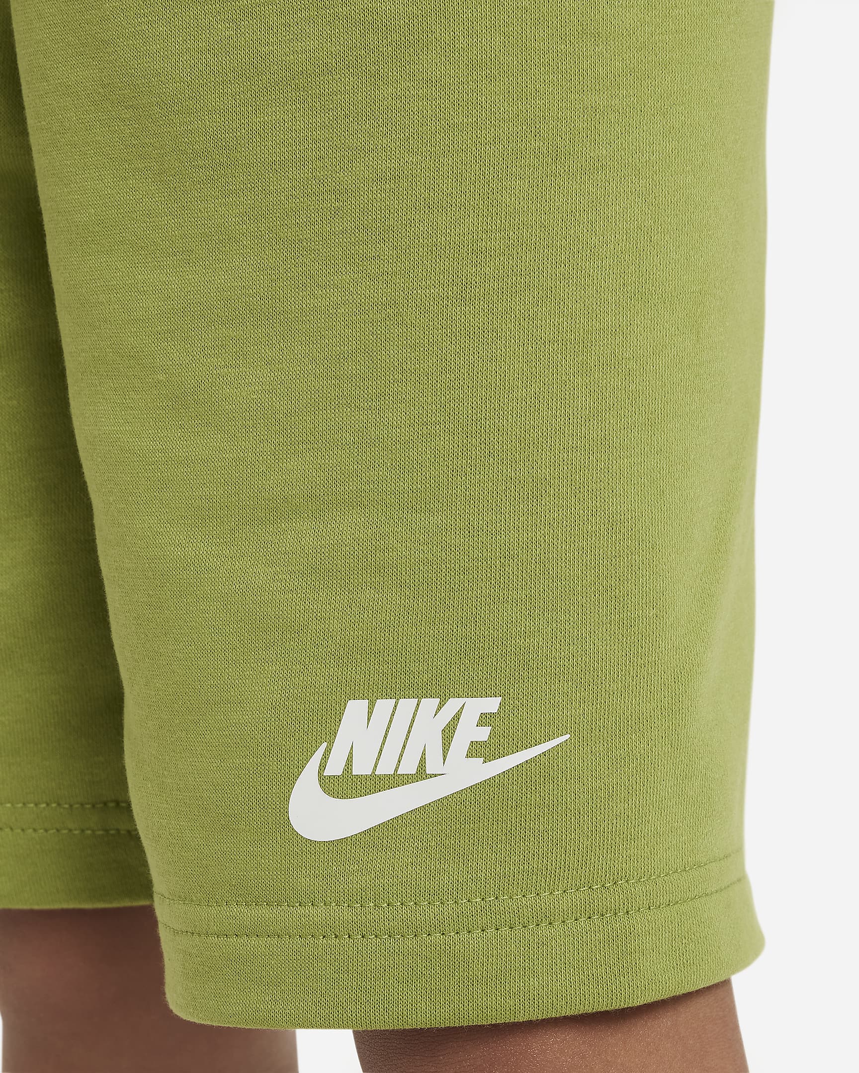 Conjunto de shorts de dos piezas para niños talla pequeña Nike Sportswear - Pera