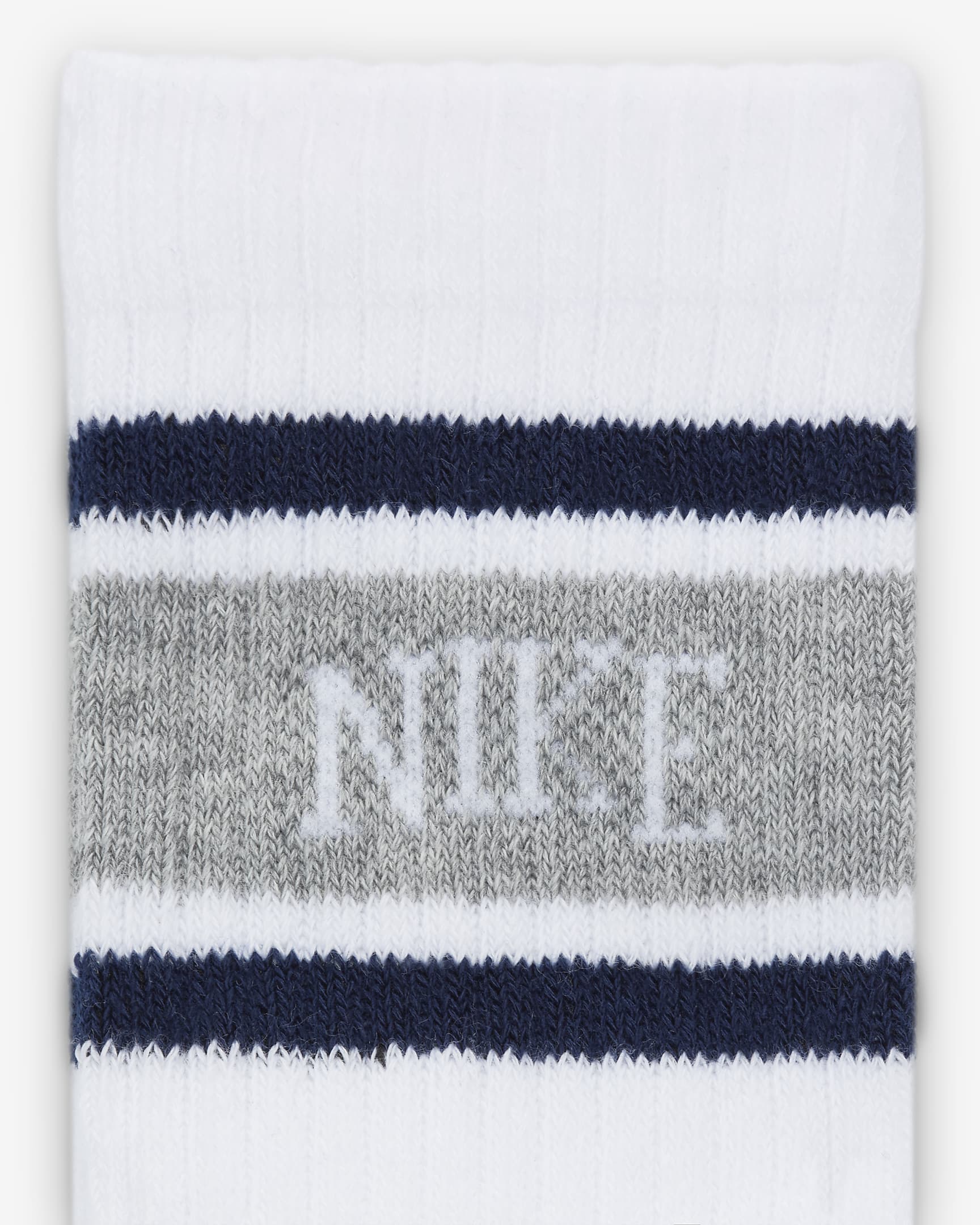 Nike Little Kids' Dri-FIT Varsity Crew Socks (6 Pairs) - White