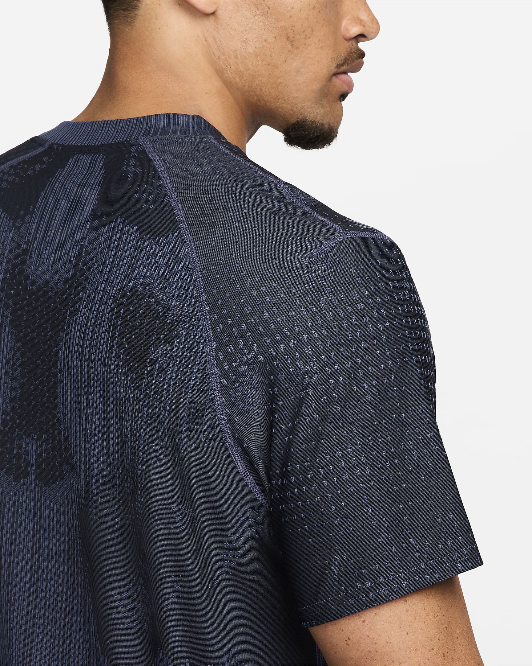 Nike A.P.S. Men's Dri-FIT ADV Short-Sleeve Versatile Top - Thunder Blue/Black/Black