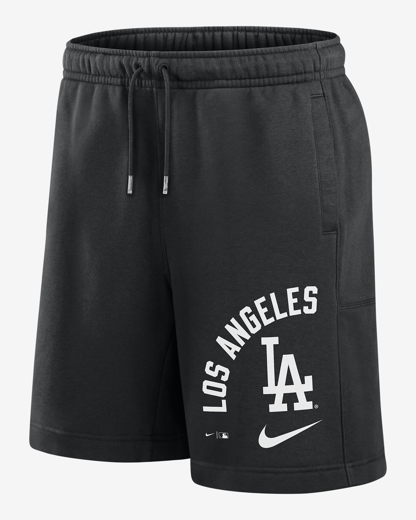 Los Angeles Dodgers Arched Kicker Men's Nike MLB Shorts - Black