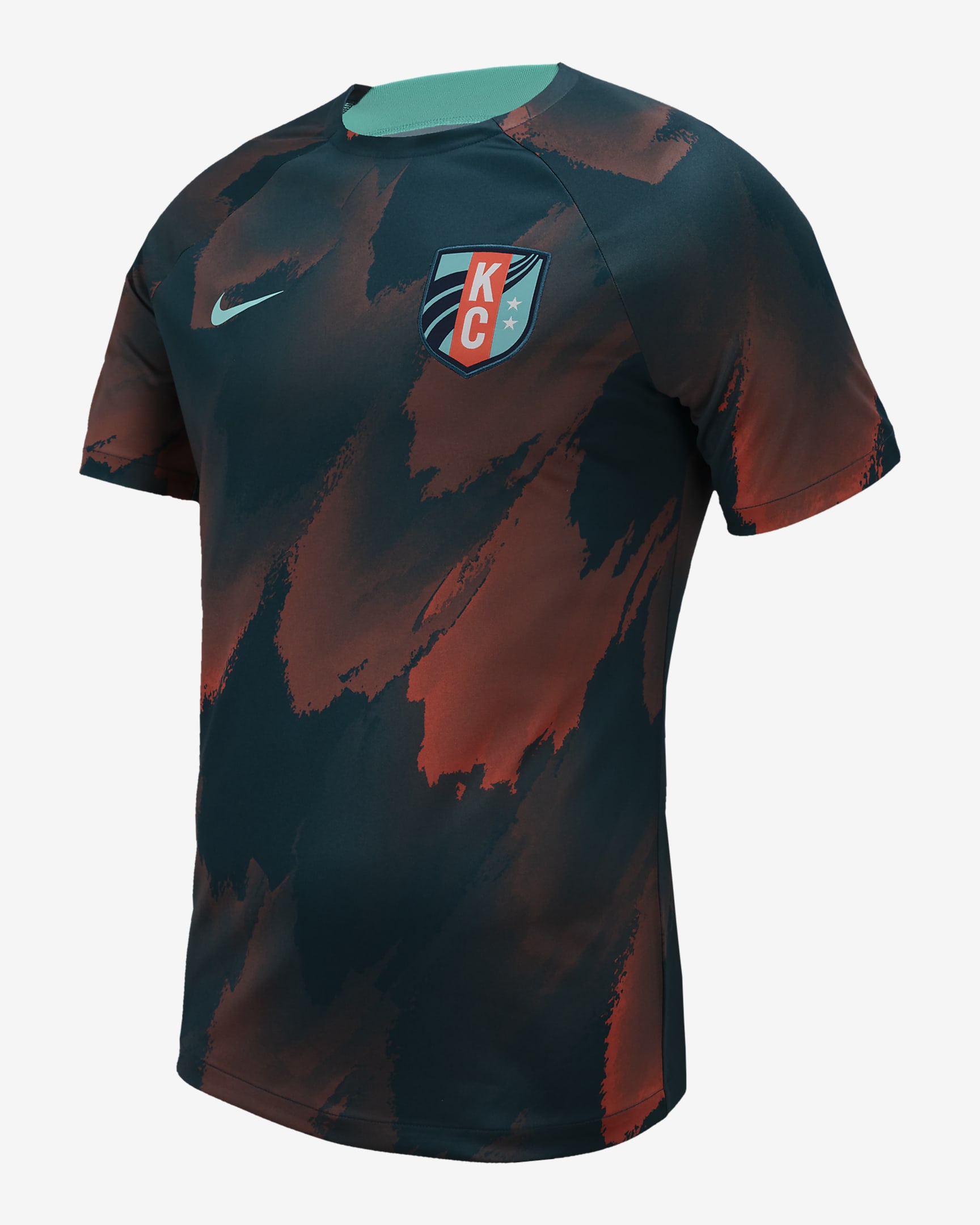 Playera para antes del partido Nike NWSL para hombre Kansas City Current - Rojo cometa