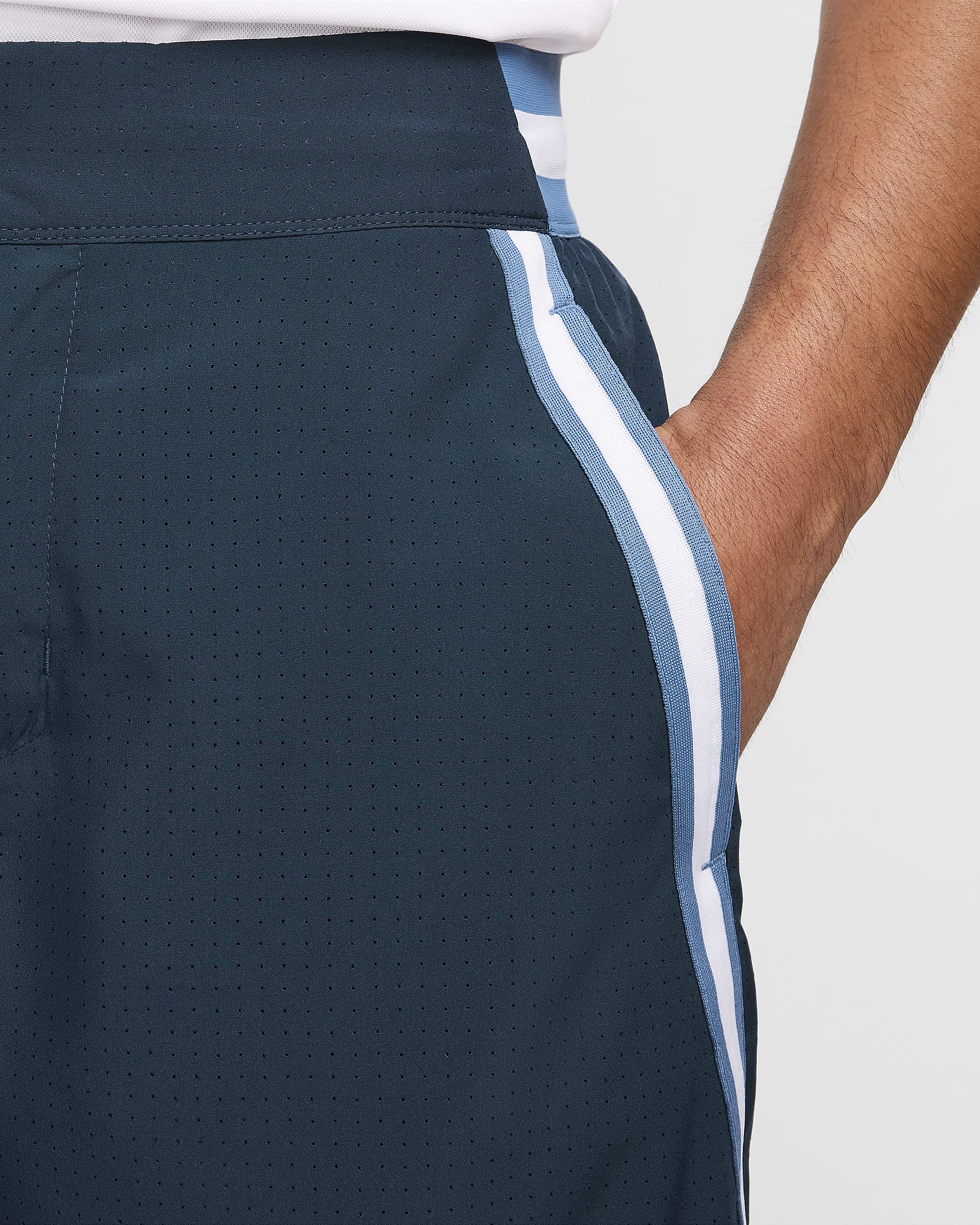 Shorts de golf Dri-FIT para hombre Nike Golf Club - Azul marino militar/Azul marino militar/Blanco