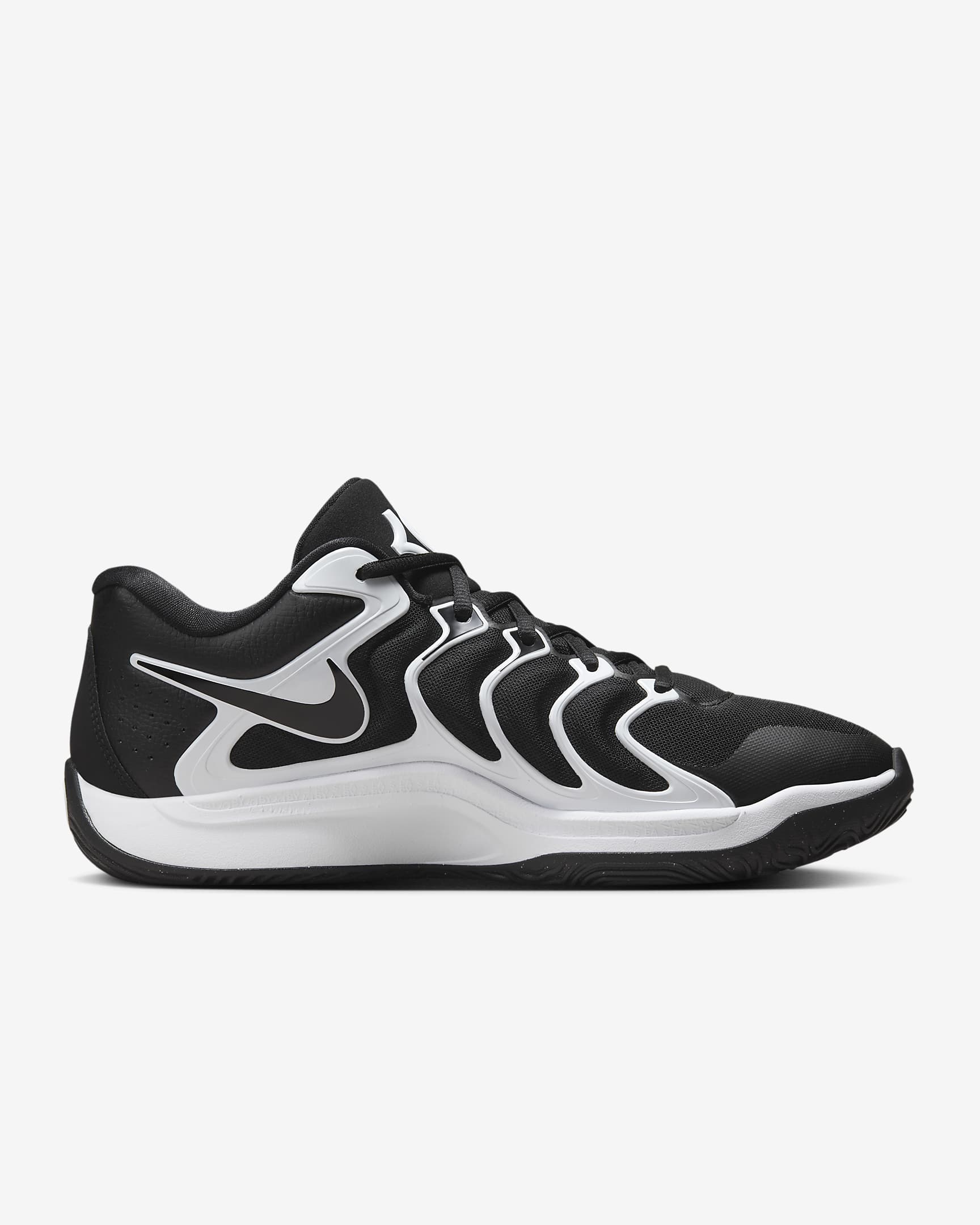 CalzadoTenis de básquetbol KD17 Team Bank - Negro/Blanco/Negro