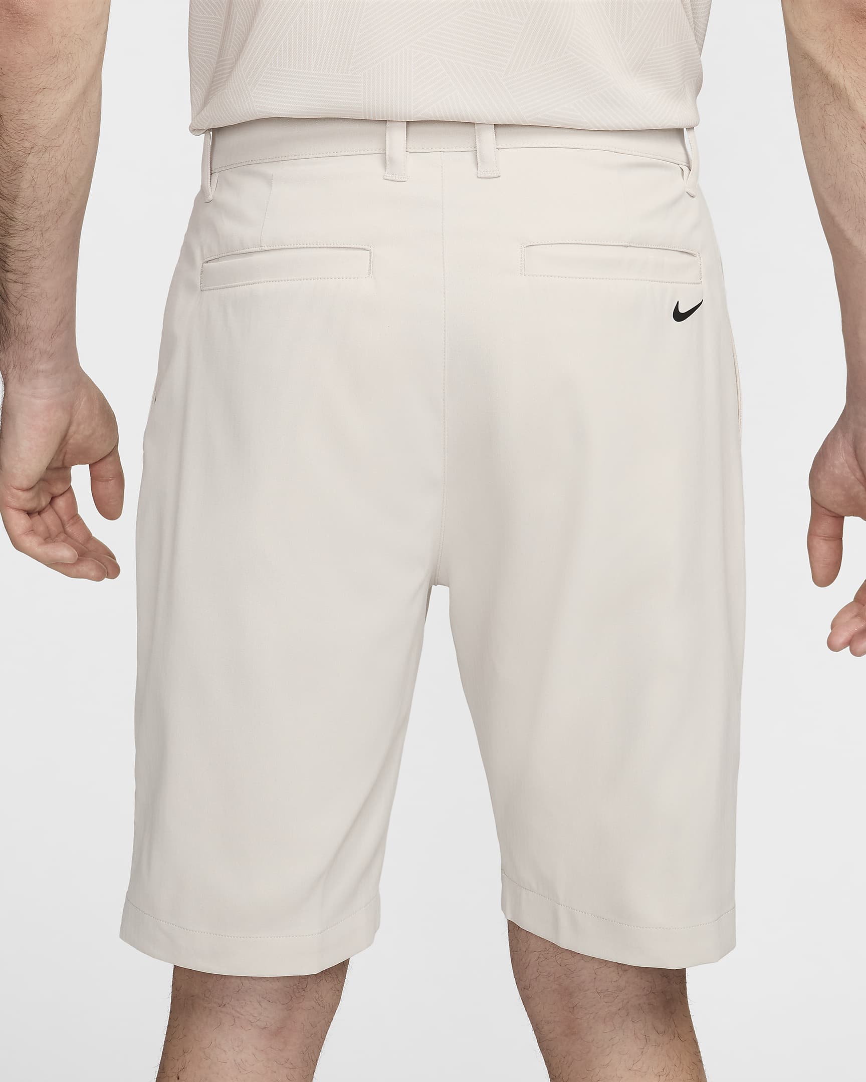 Nike Tour Men's 10" Chino Golf Shorts - Light Bone/Black