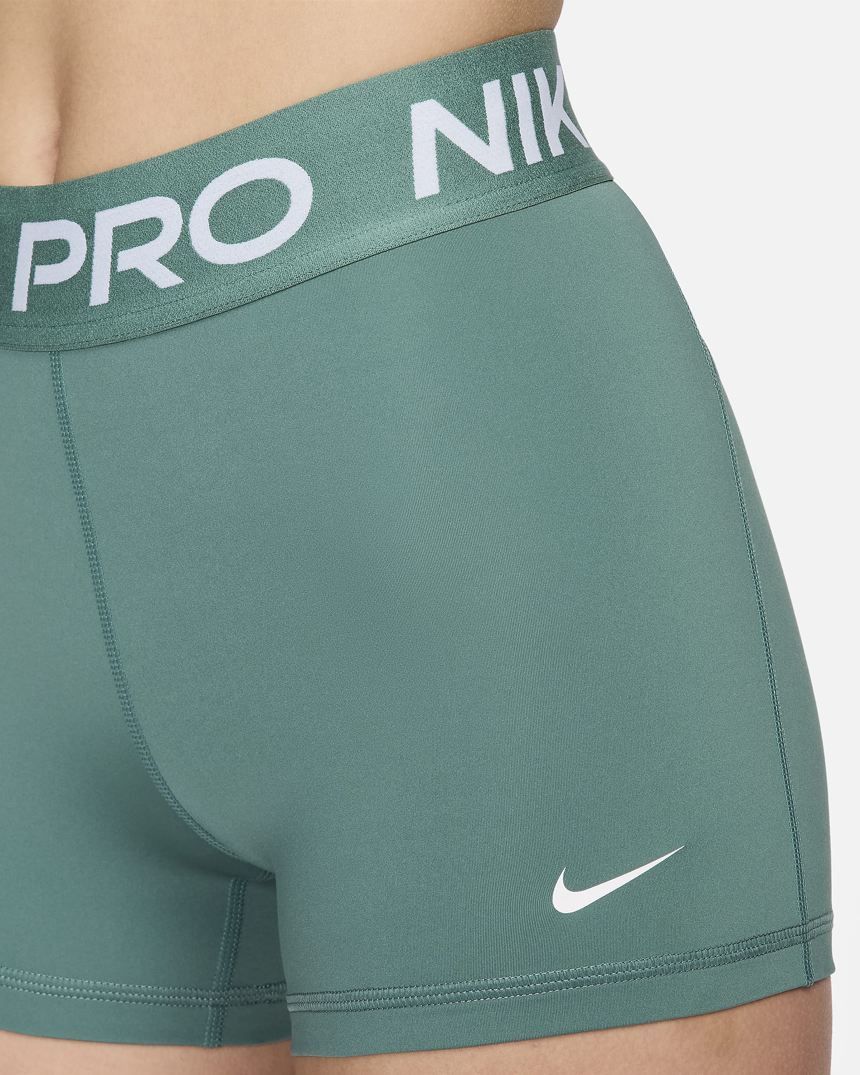 Nike Pro Women's 8cm (approx.) Shorts - Bicoastal/White