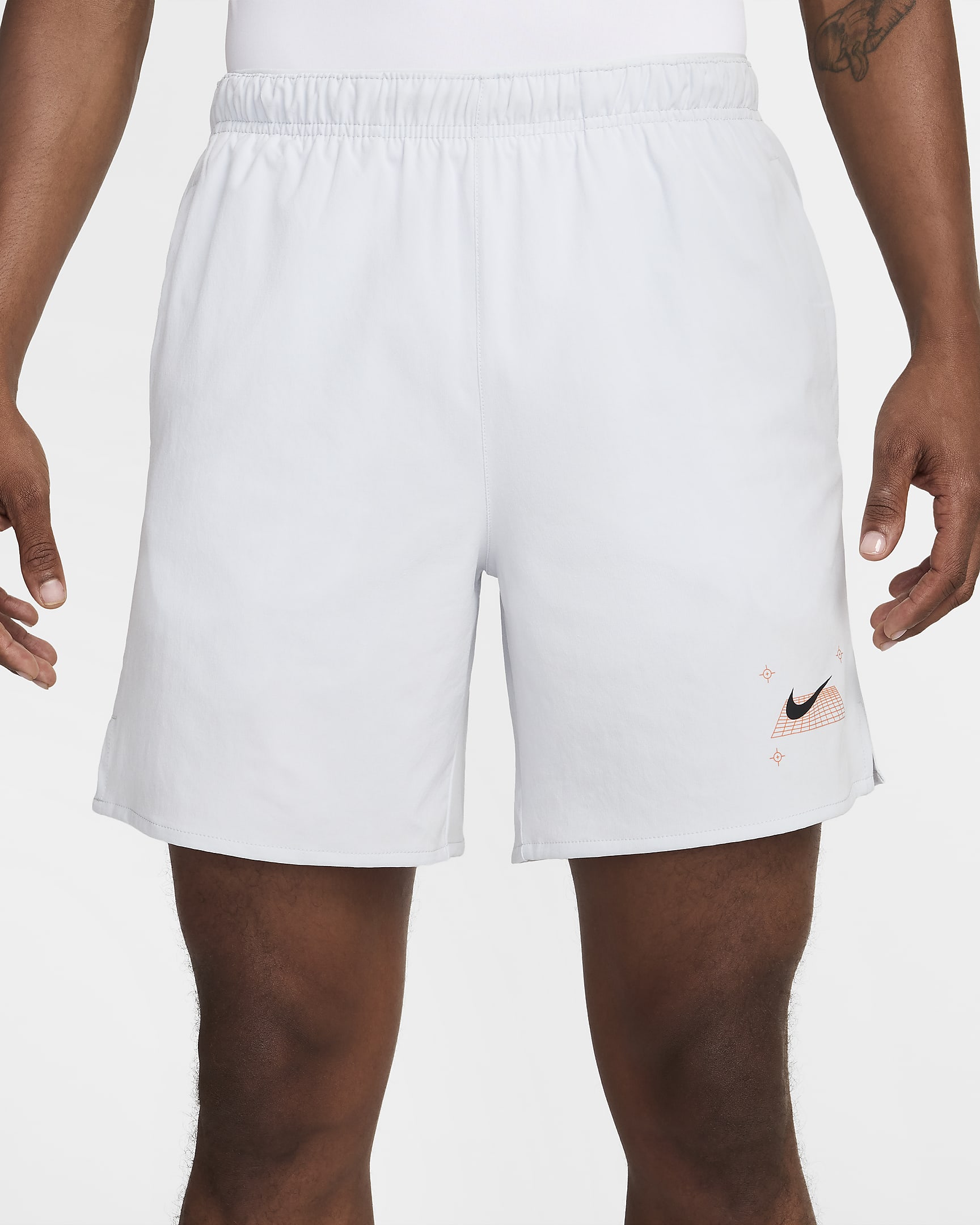 Nike Challenger fôret shorts til herre (18 cm) - Pure Platinum