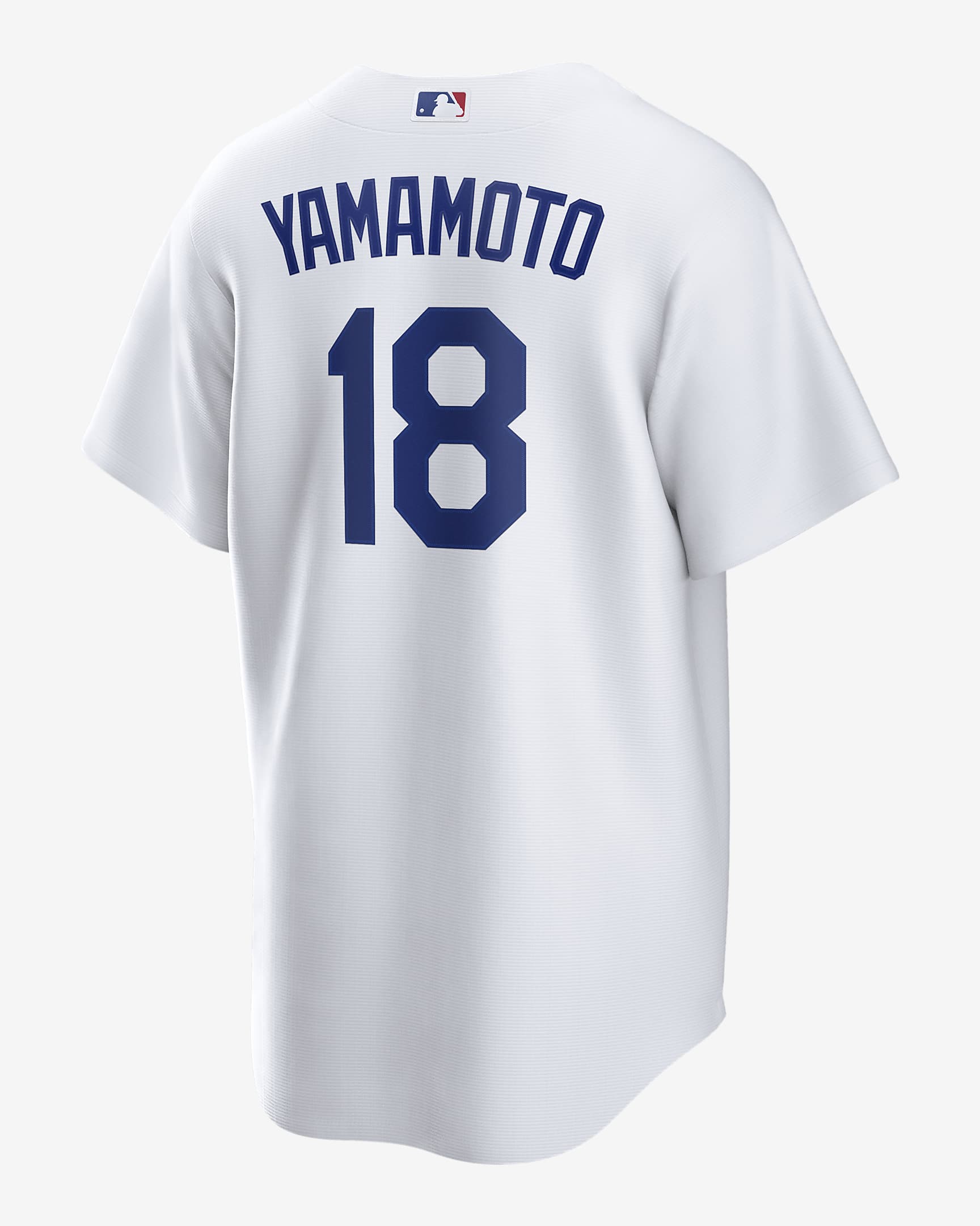 Jersey Nike de la MLB Replica para hombre Yoshinobu Yamamoto Los Angeles Dodgers - Blanco