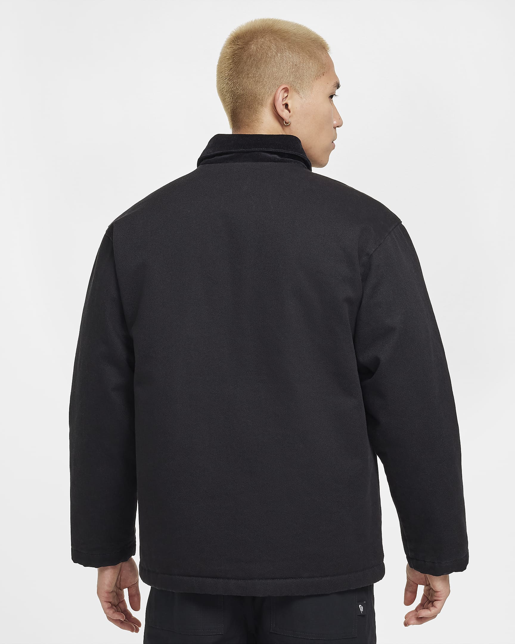 Nike Sportswear Men's Work Jacket - Black/Light Orewood Brown/White