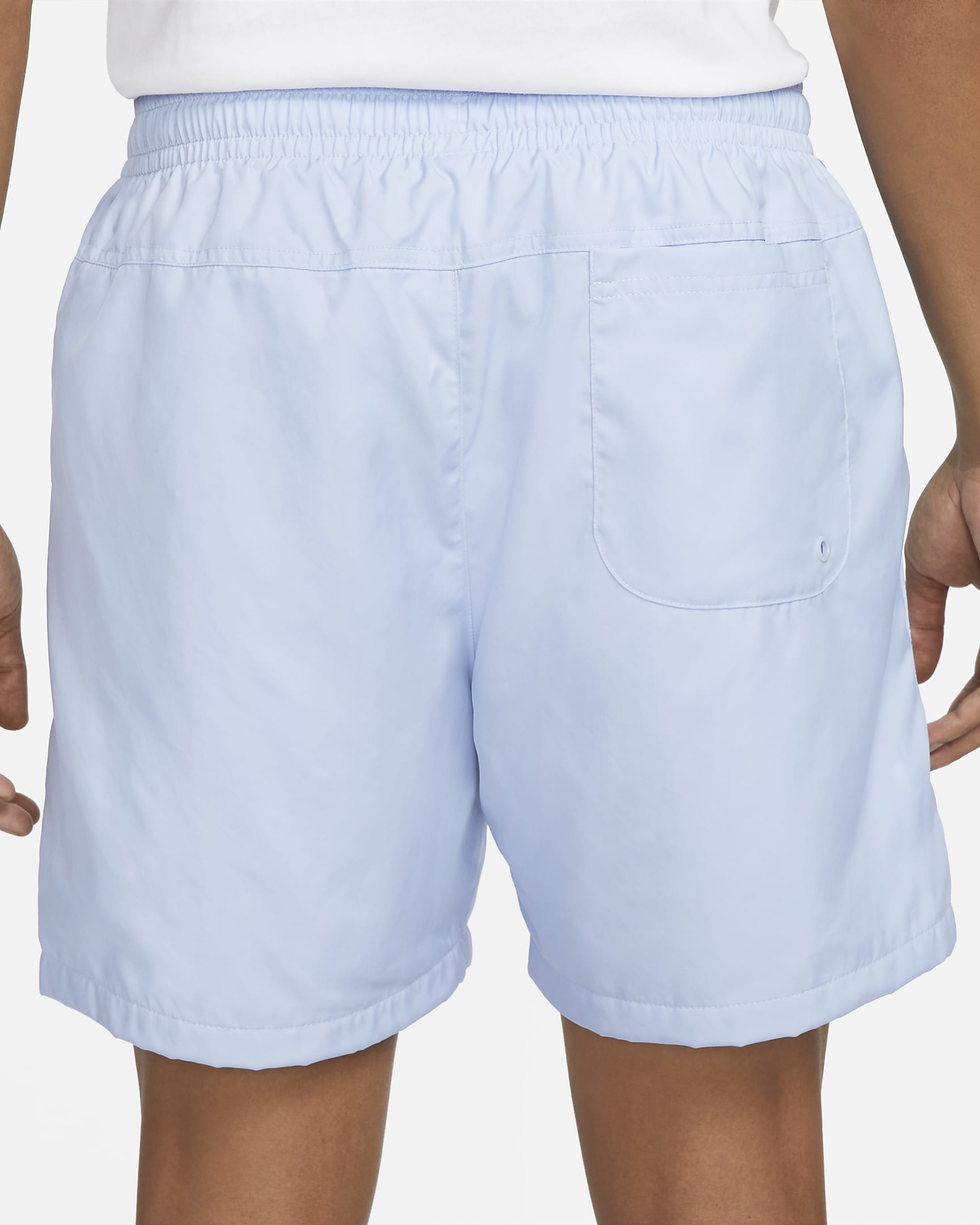 Nike Sportswear Men's Woven Flow Shorts - Light Marine/White