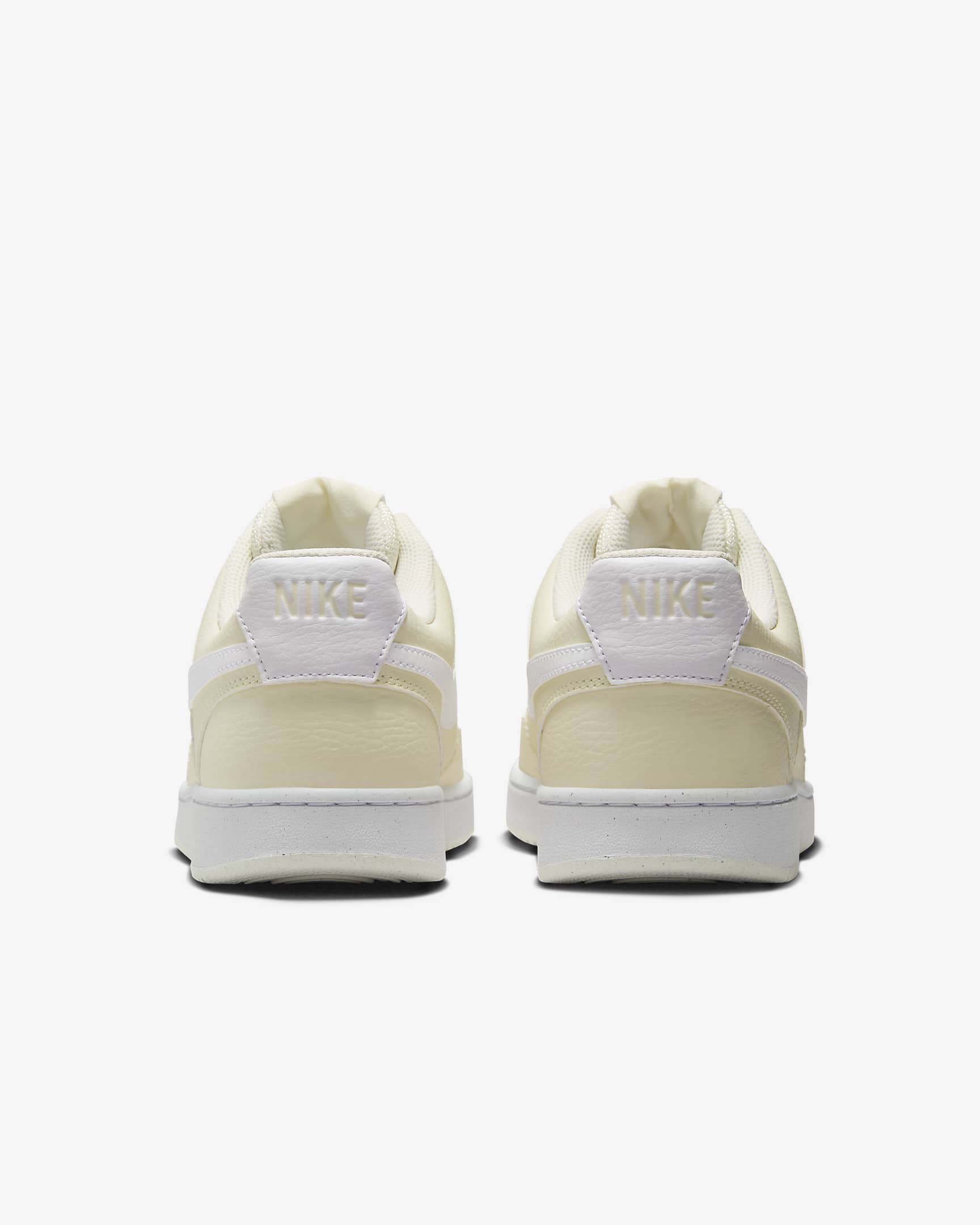 Chaussure Nike Court Vision Low Next Nature pour femme - Blanc/Noir/Pale Ivory