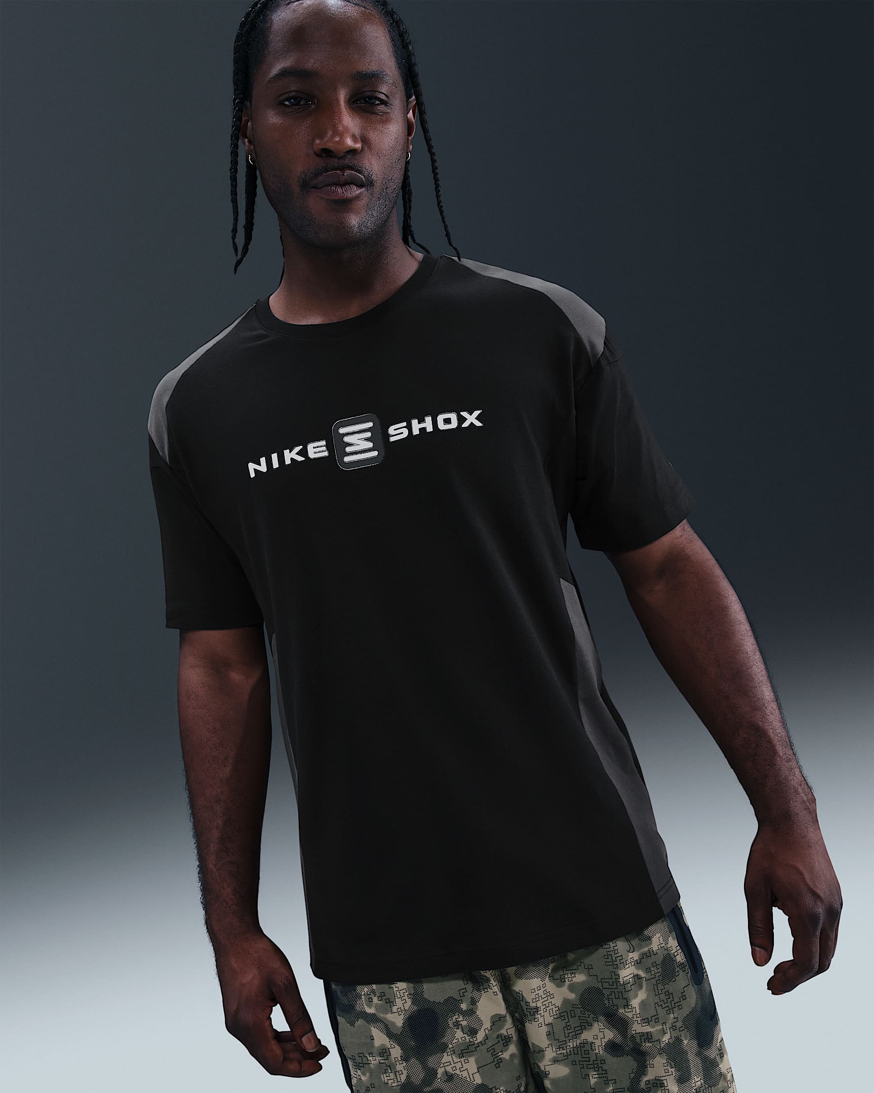 Nike Sportswear Shox Men's T-Shirt - Black/Anthracite/Black