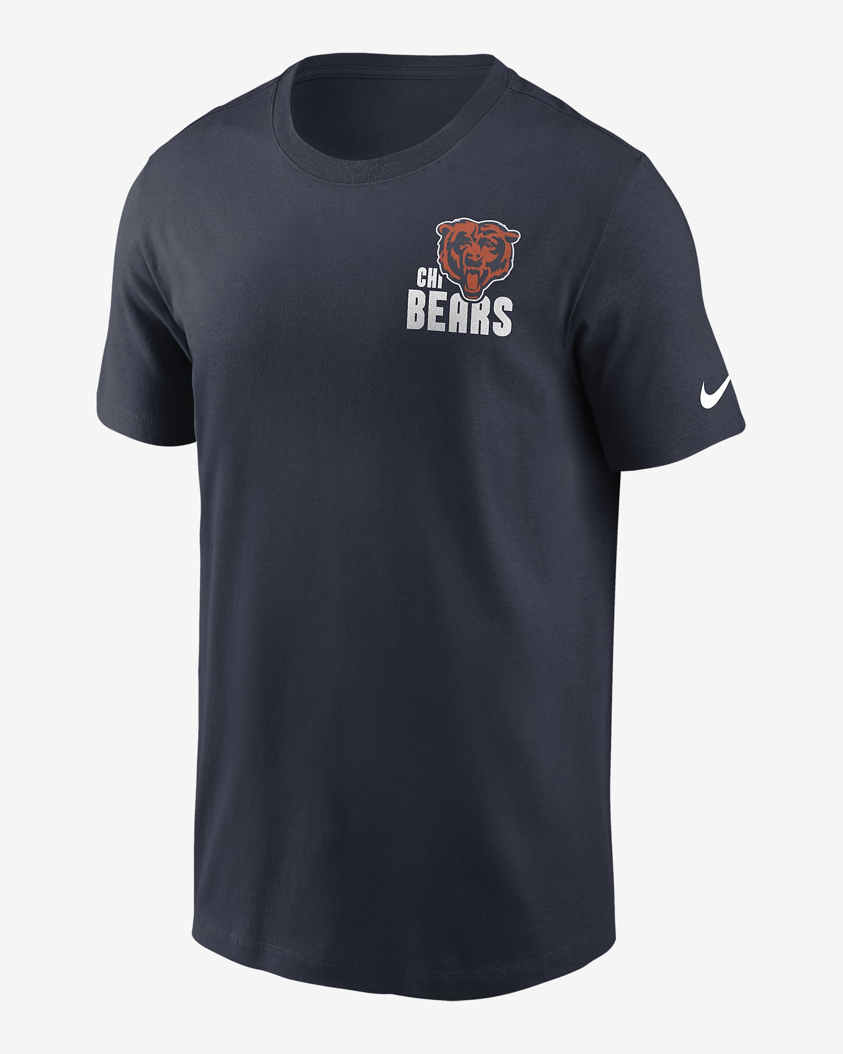 Playera Nike de la NFL para hombre Chicago Bears Blitz Team Essential - Azul marino