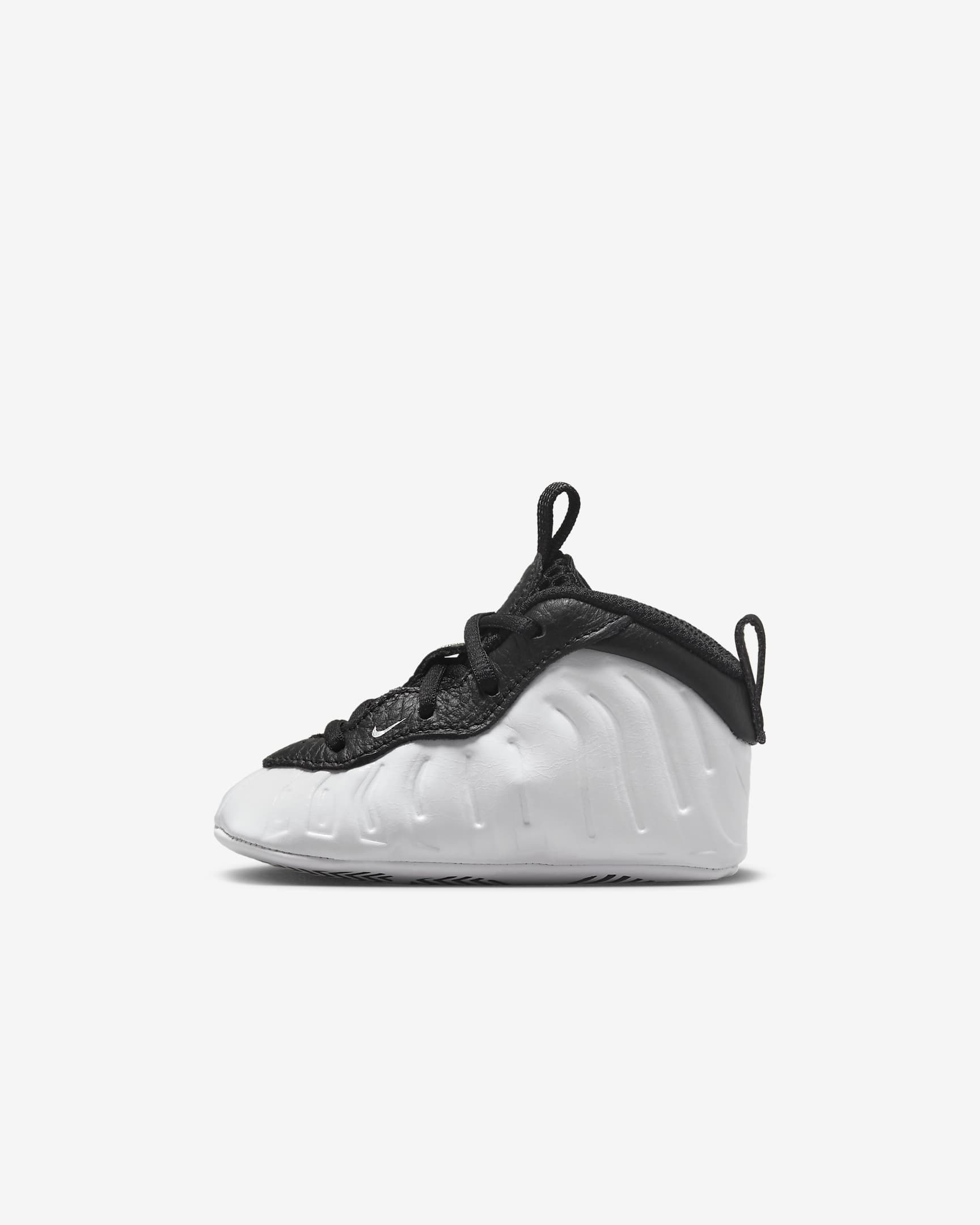 Nike Lil' Posite One Baby Crib Booties - White/Black/Cobalt Bliss/Metallic Silver