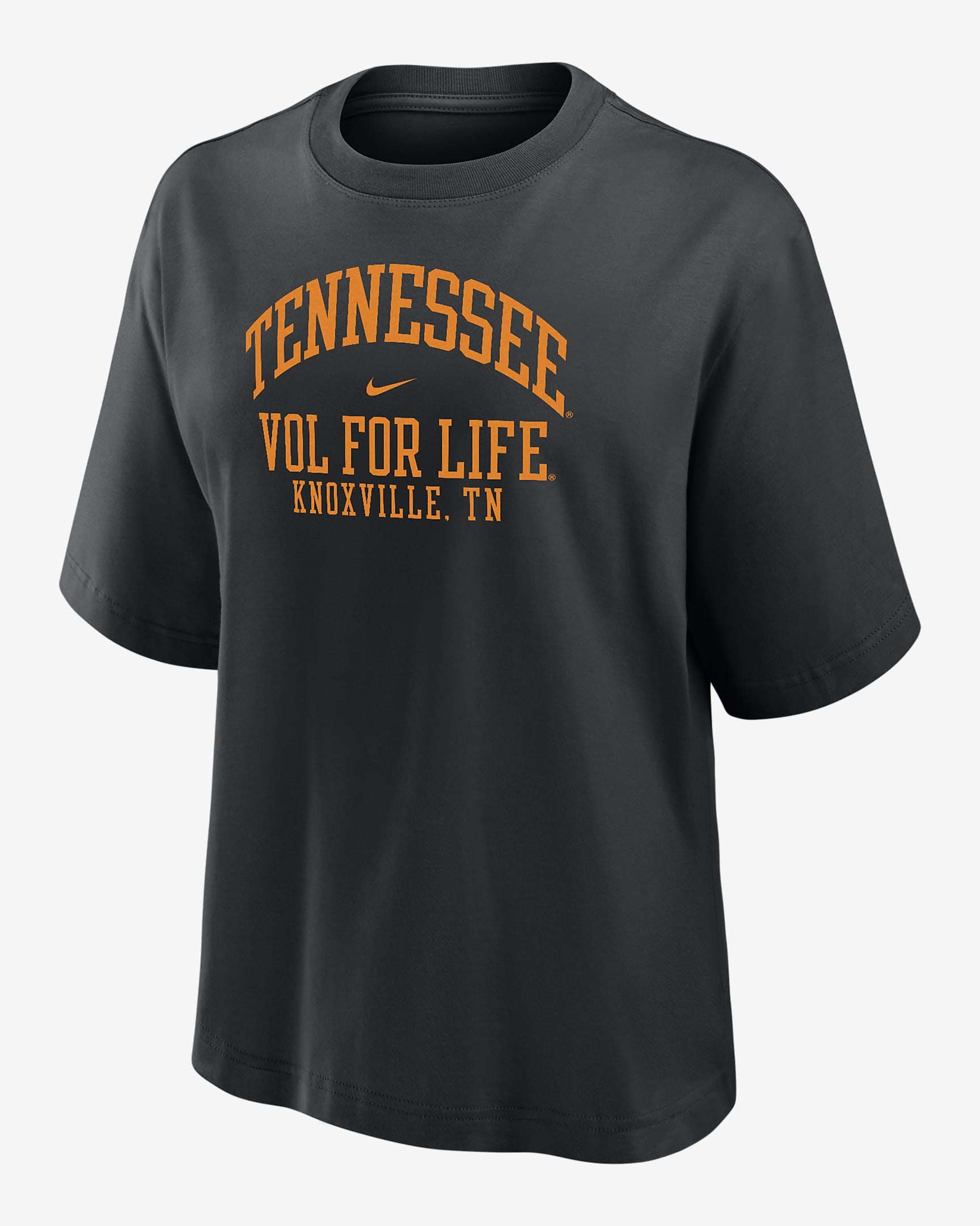 Tennessee Women's Nike College Boxy T-Shirt - Black