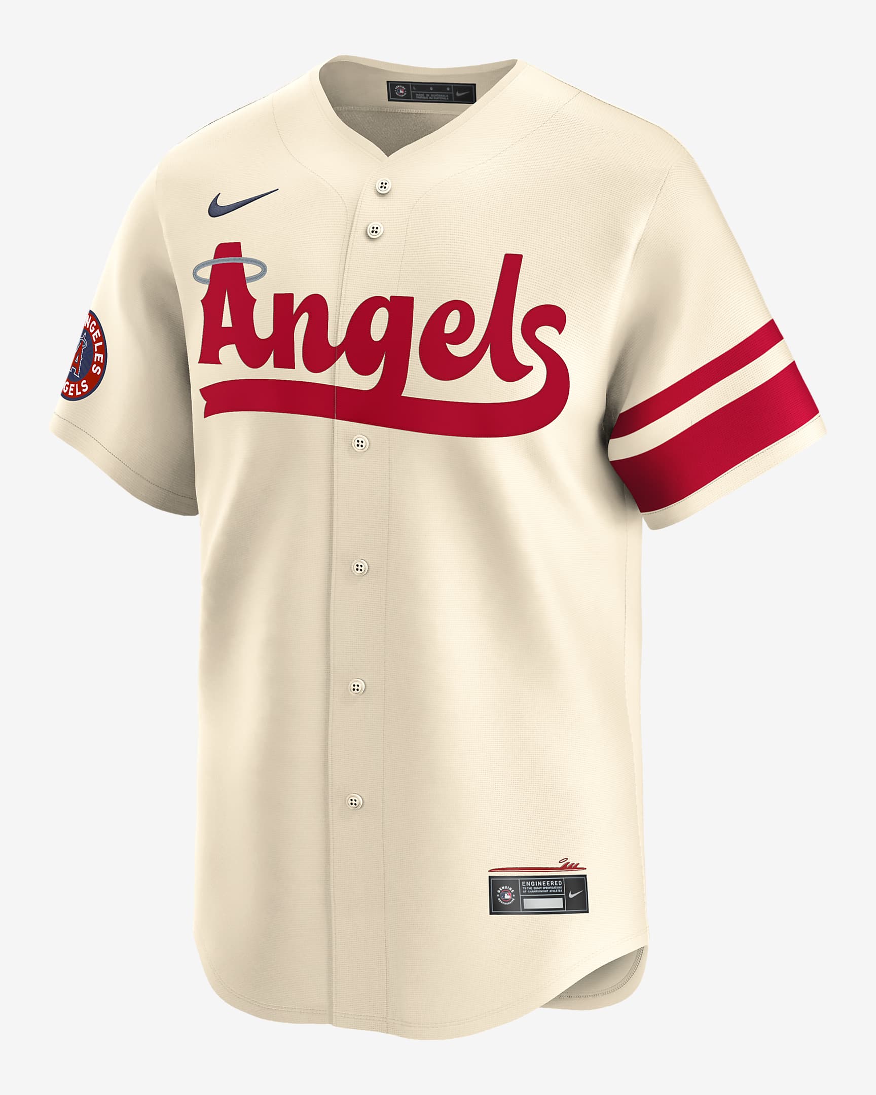 Los Angeles Angels City Connect Men's Nike Dri-FIT ADV MLB Limited Jersey - Cream