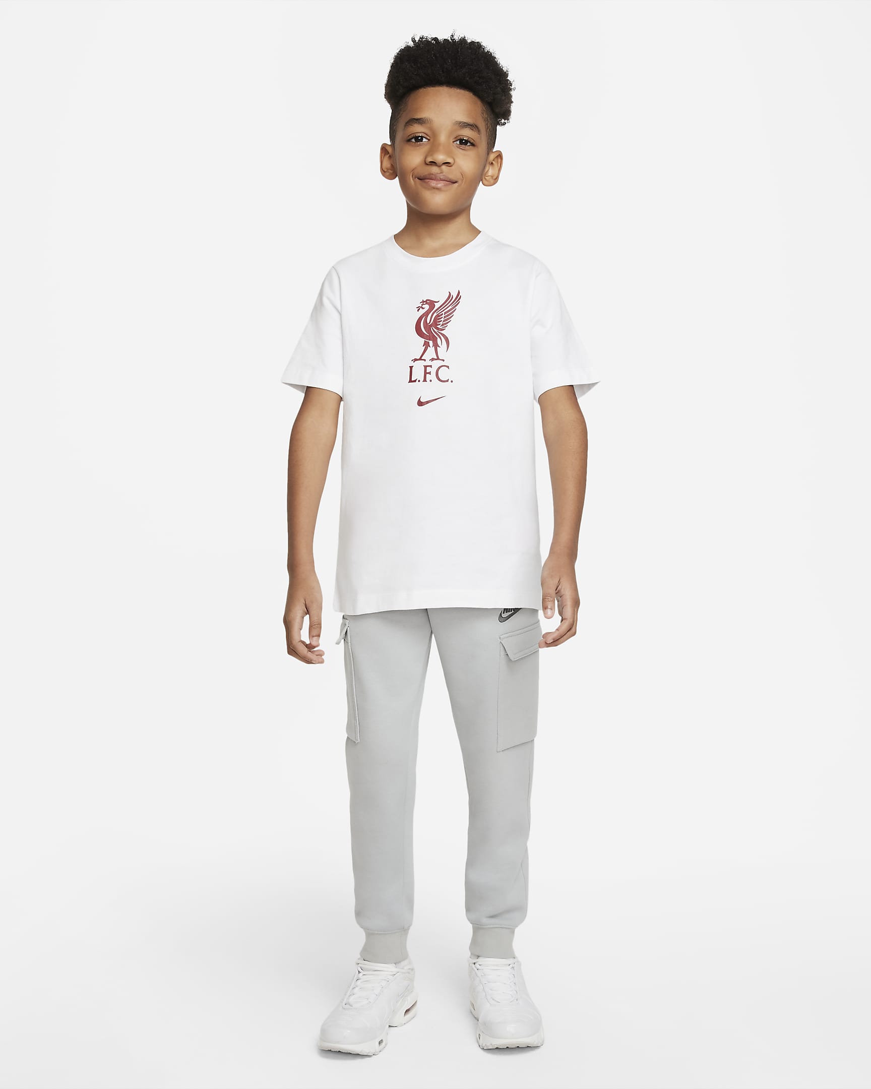 Playera para niño talla grande Liverpool FC. Nike.com