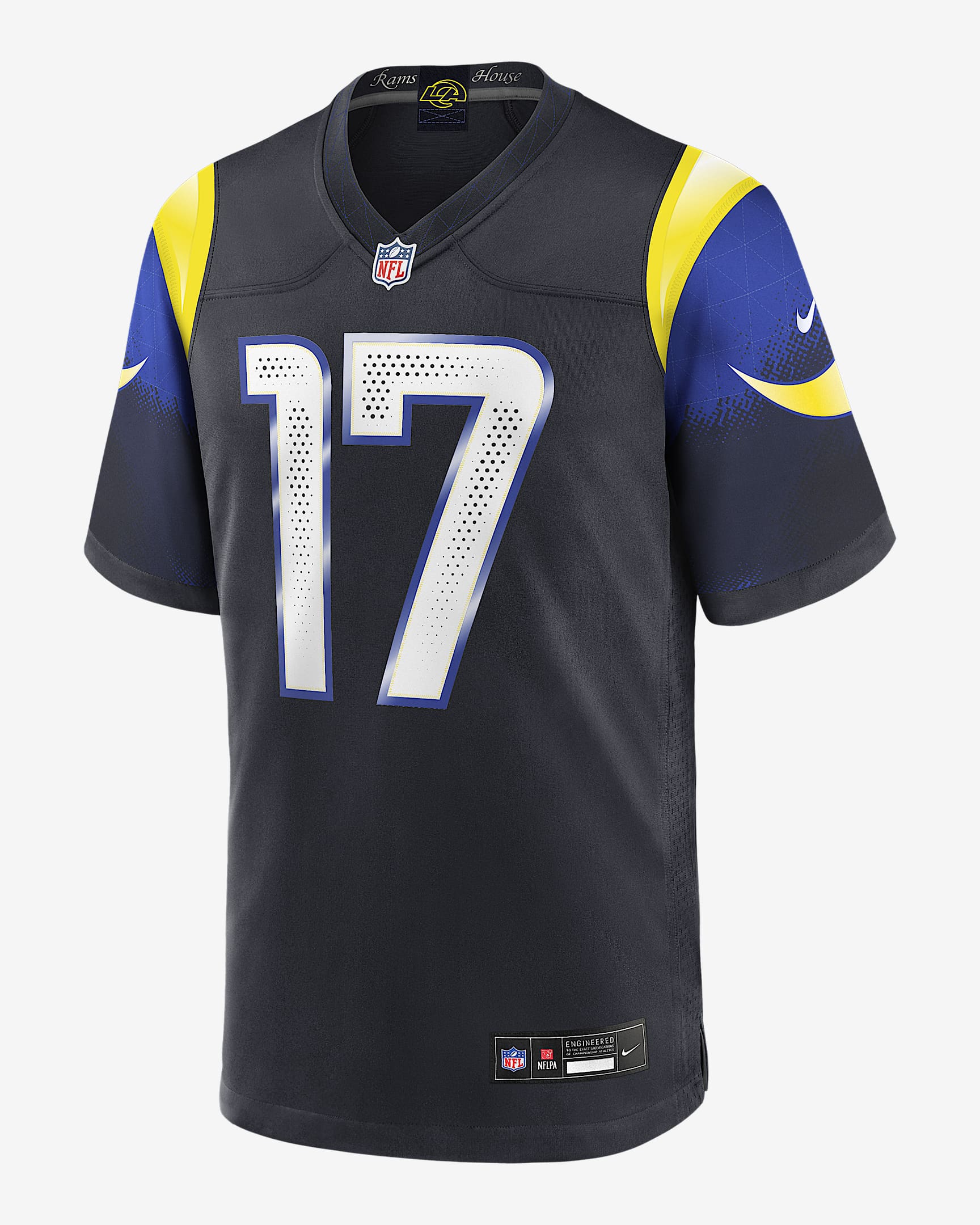 Davante Adams Los Angeles Rams Rivalries Collection Men’s Nike NFL Game Jersey - Navy