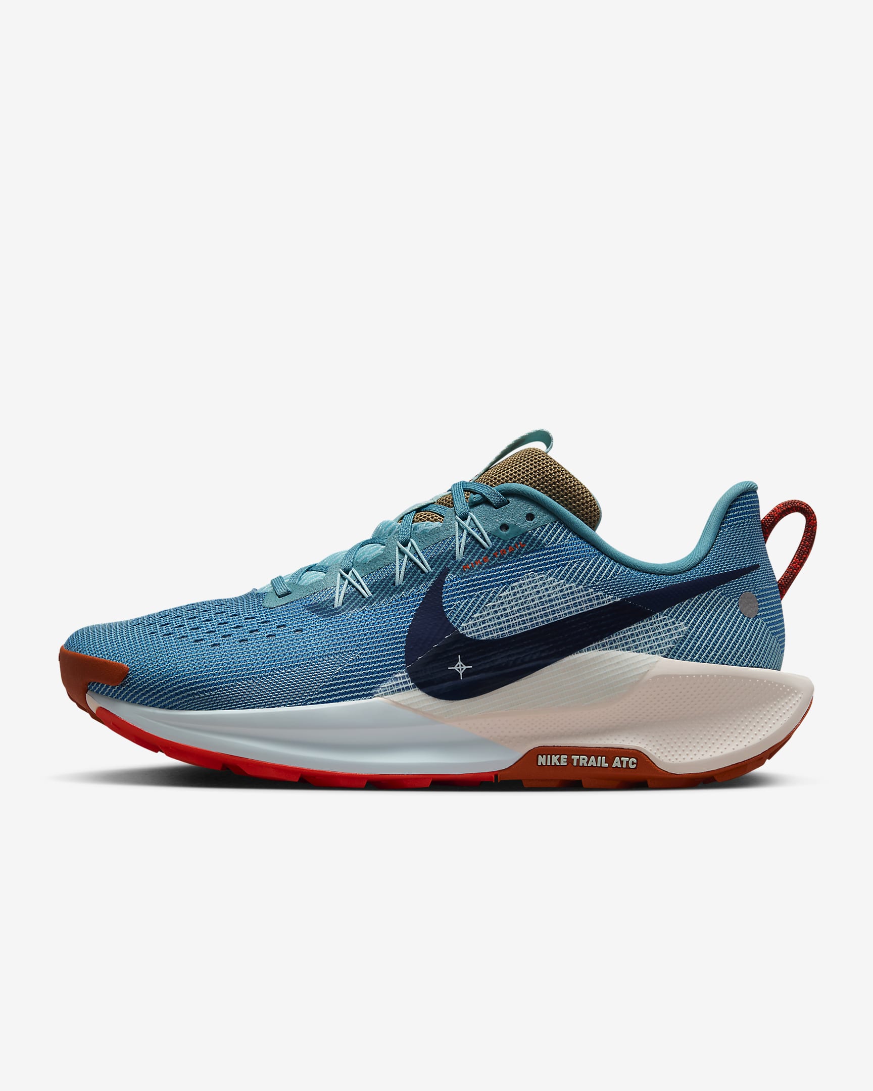 Męskie buty do biegania w terenie Nike Pegasus Trail 5 - Denim Turquoise/Glacier Blue/Vintage Coral/Midnight Navy