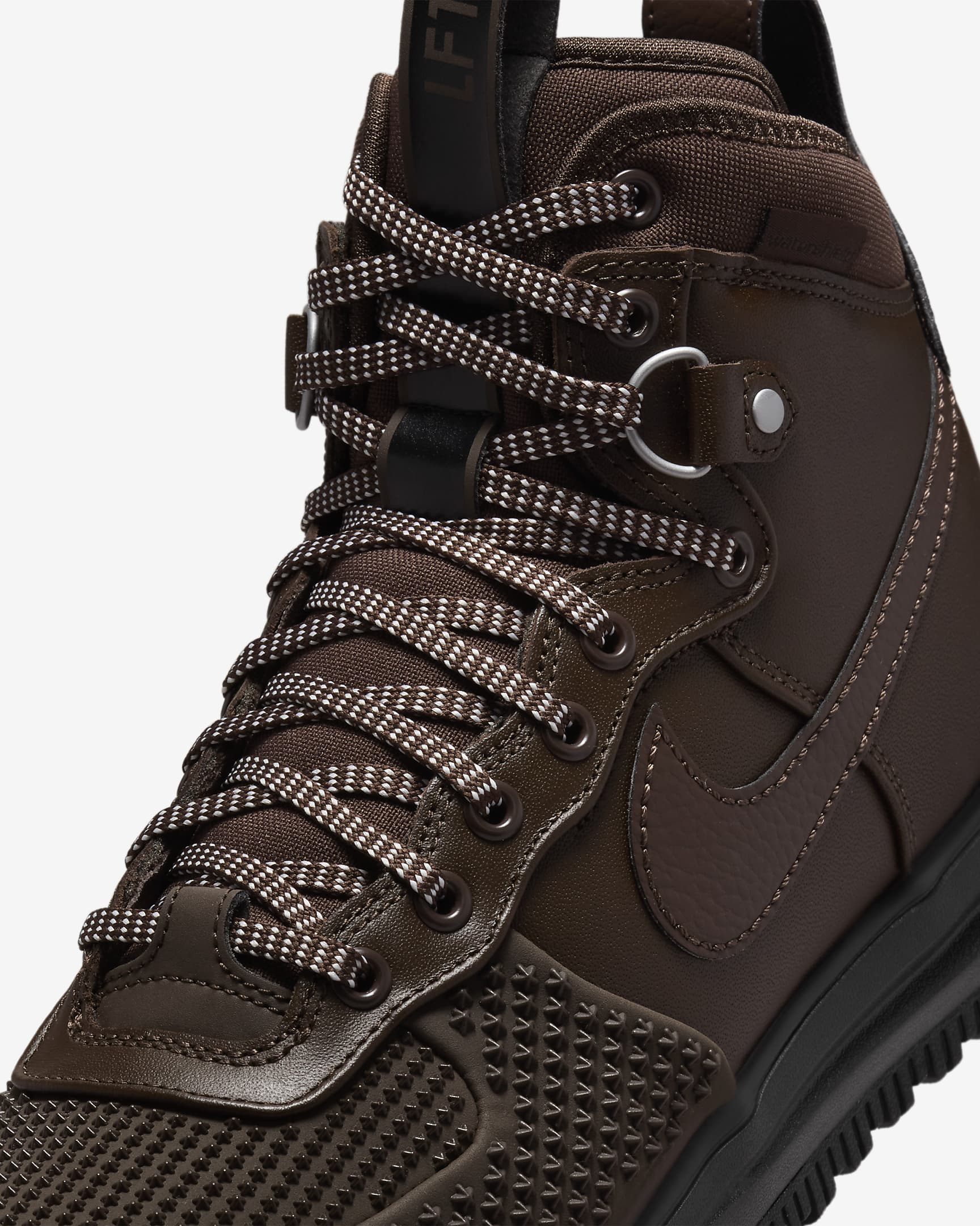 Nike Lunar Force 1 winterfester Duckboot (Herren) - Baroque Brown/Schwarz/Metallic Silver/Baroque Brown