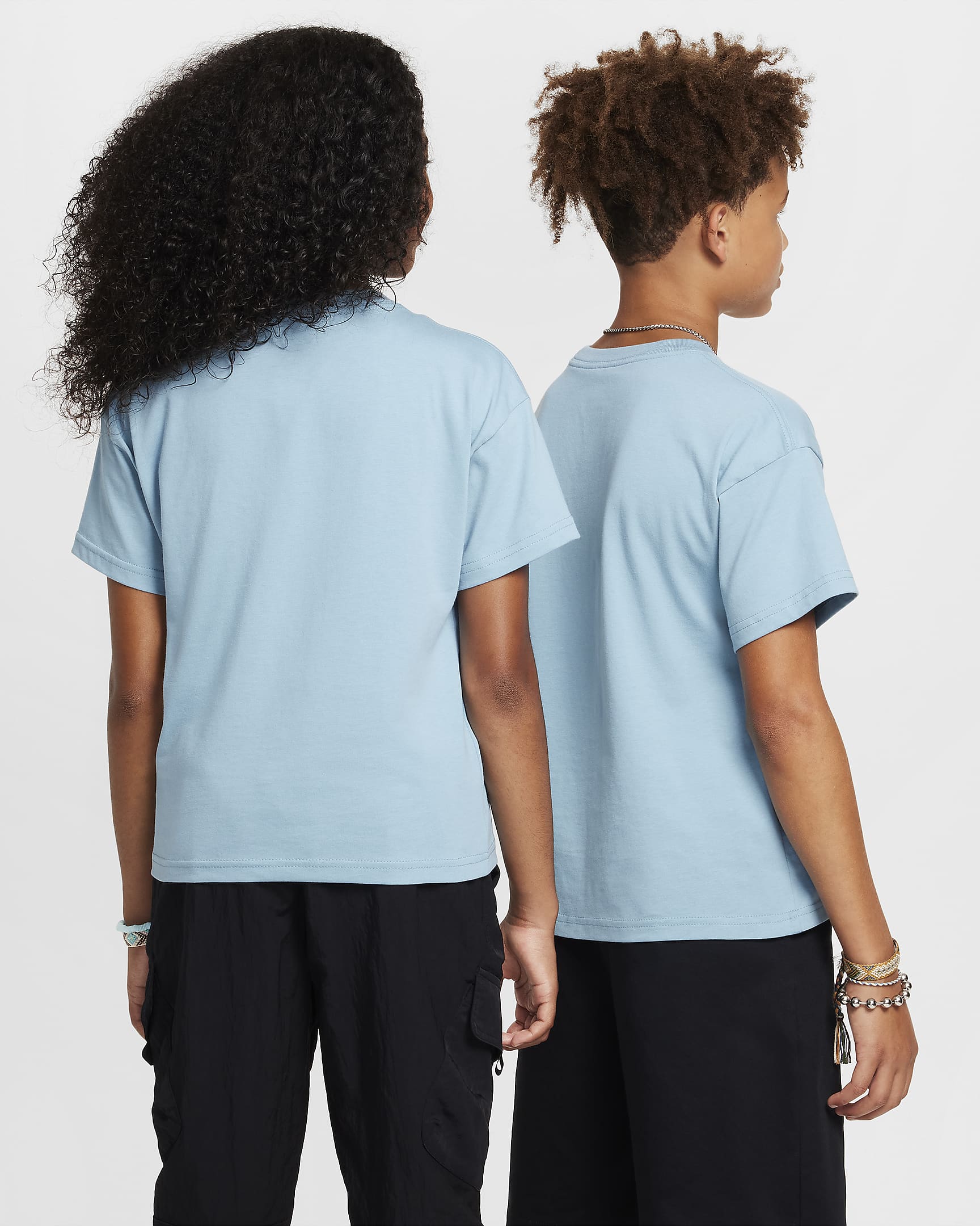 Nike SB Older Kids' T-Shirt - Denim Turquoise