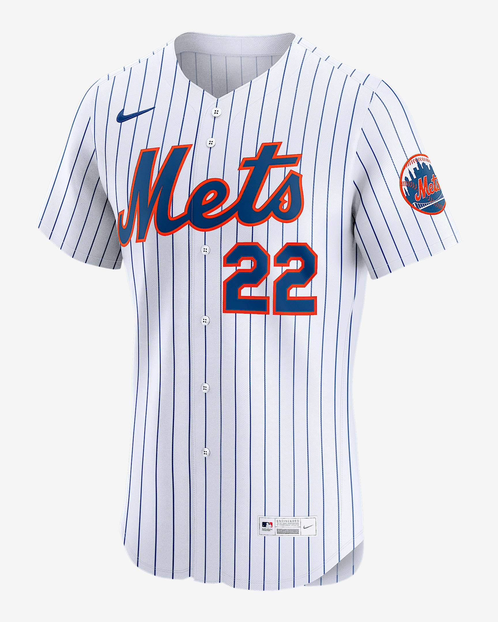 Juan Soto New York Mets Men's Nike Dri-FIT ADV MLB Elite Jersey - White