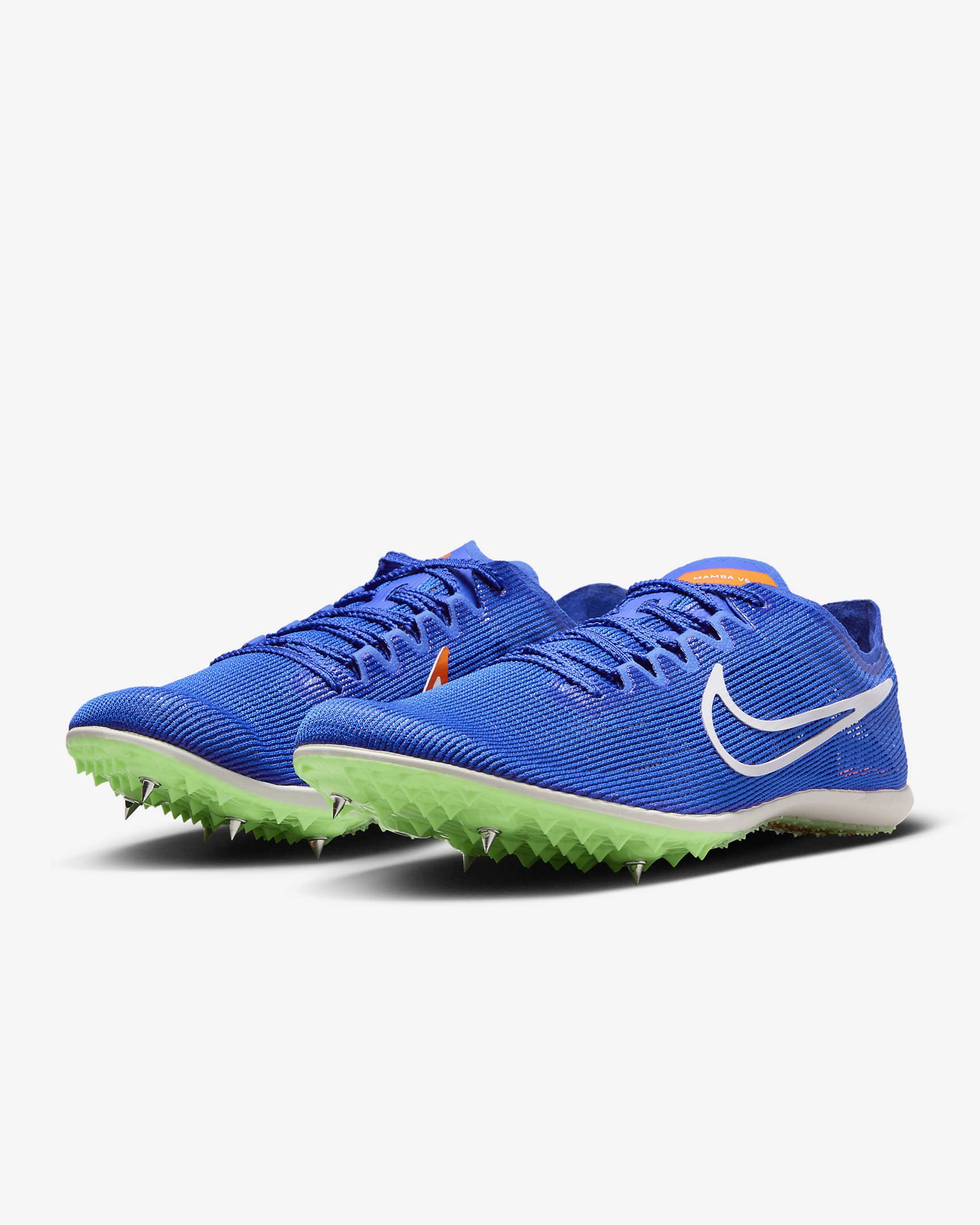 Nike Zoom Mamba 6 Track & Field Distance Spikes - Racer Blue/Lime Blast/Safety Orange/White