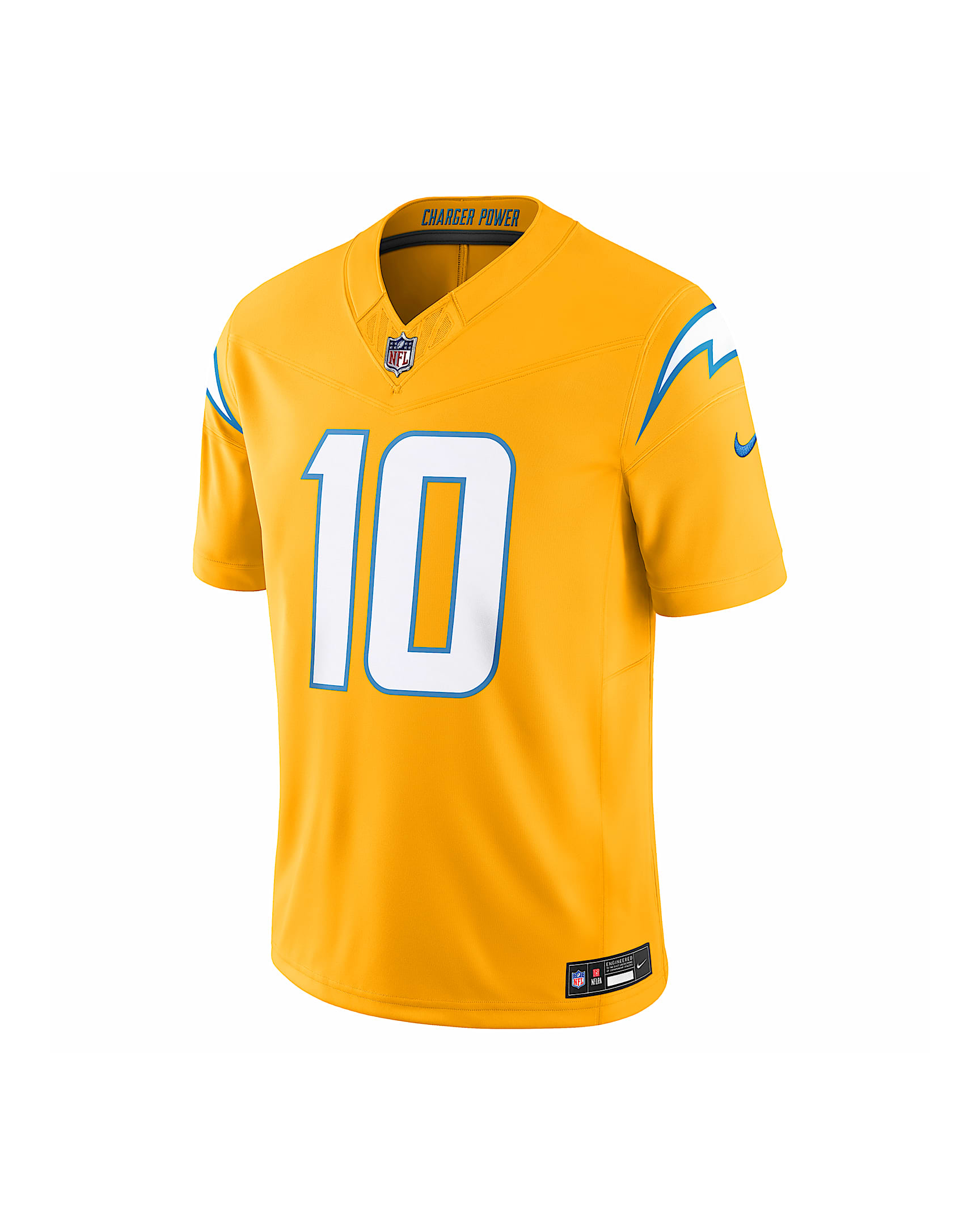 Justin Herbert Los Angeles Chargers Men's Nike Dri-FIT NFL Limited Jersey - Gold