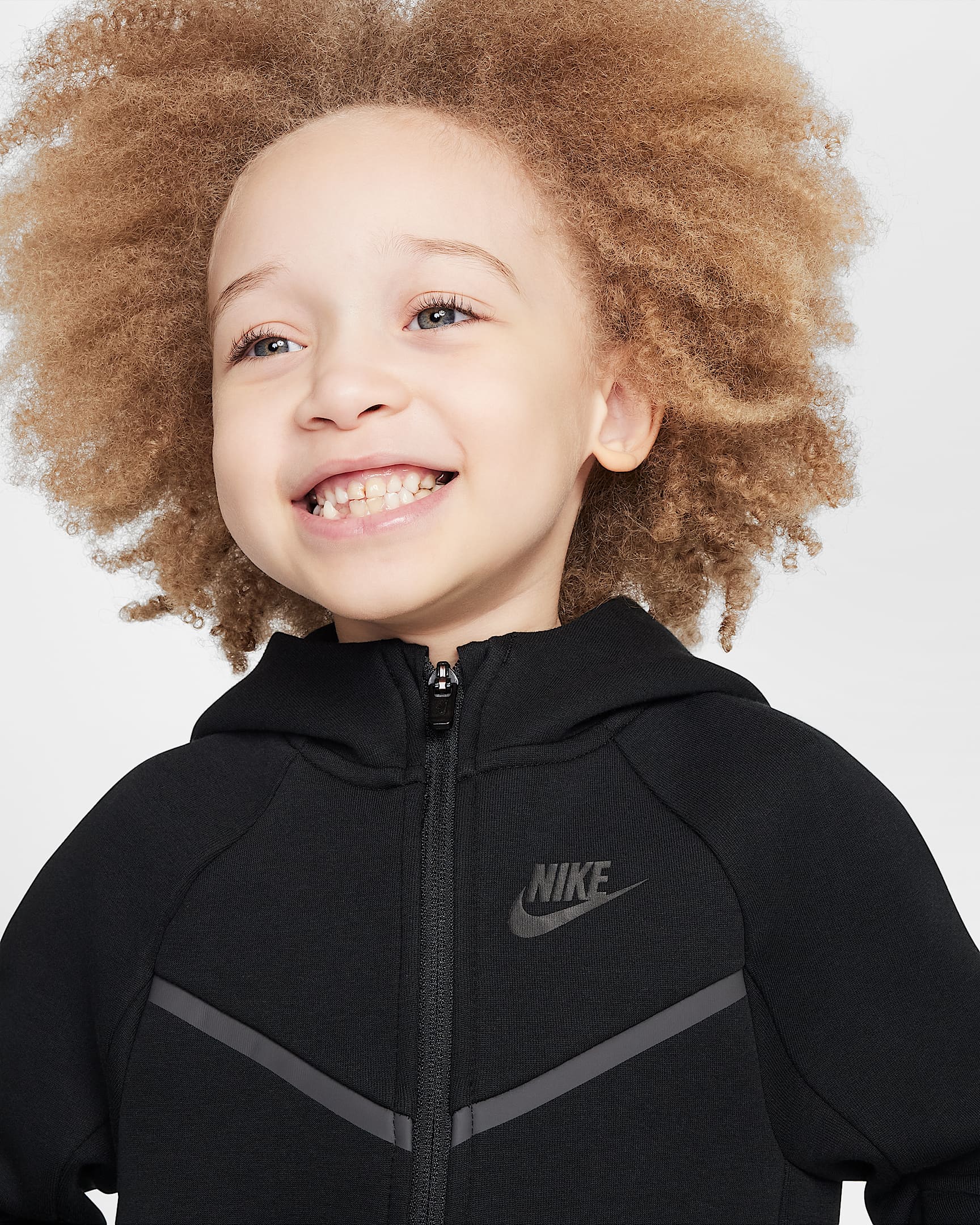 Nike Sportswear Toddler Tech Fleece 2-Piece Full-Zip Set - Black