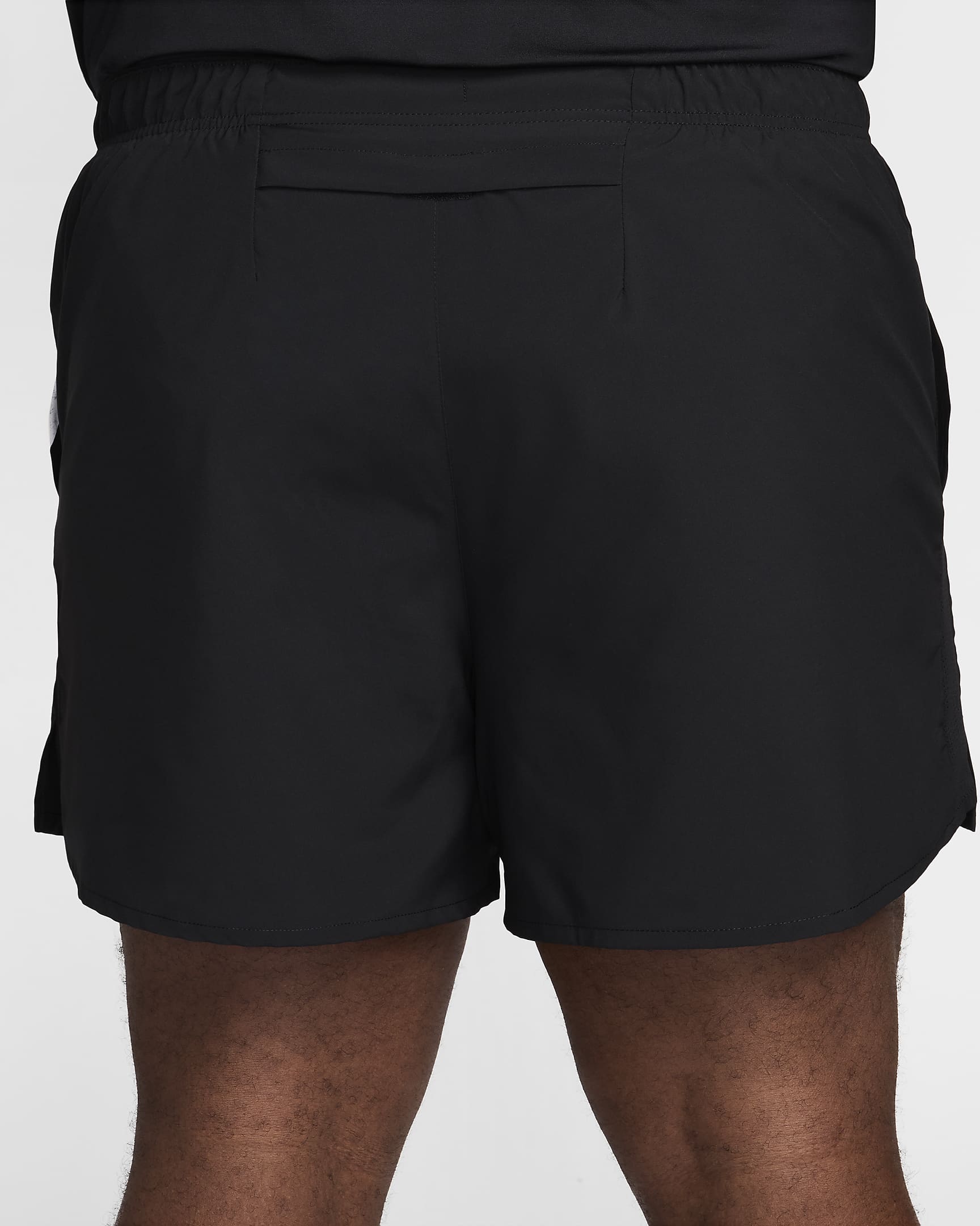 Nike Challenger Swoosh Men's 5" Dri-FIT Running Shorts - Black/Black/Black/White