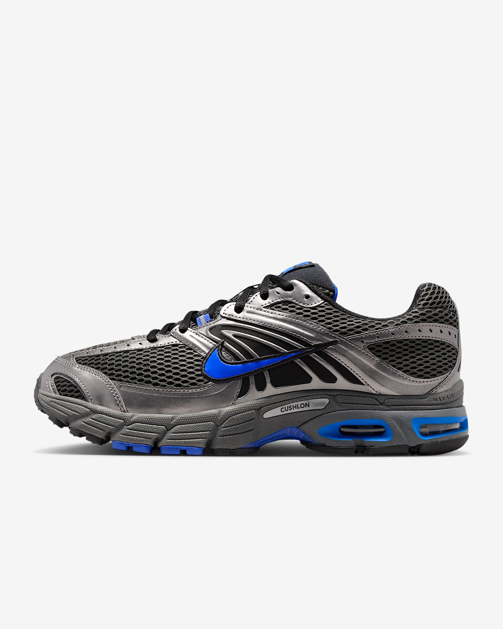 Sko Nike Air Max Moto 2K för män - Dark Smoke Grey/Svart/Metallic Dark Grey/Racer Blue