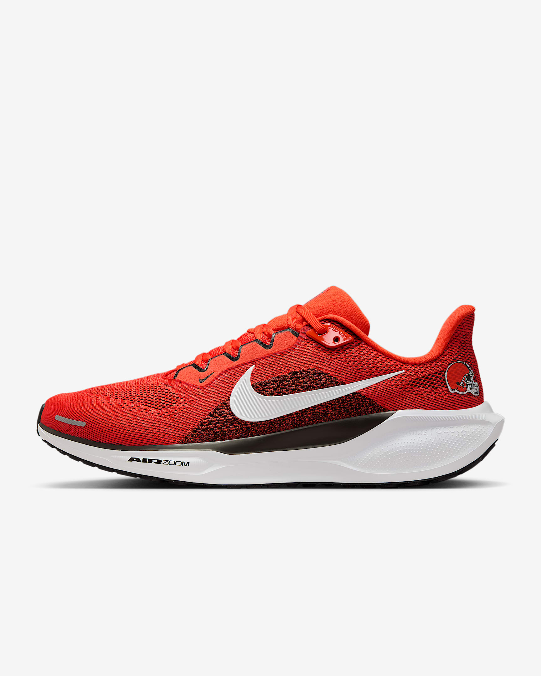 Cleveland Browns Pegasus 41 Men's Nike NFL Road Running Shoes - Team Orange/Seal Brown/White