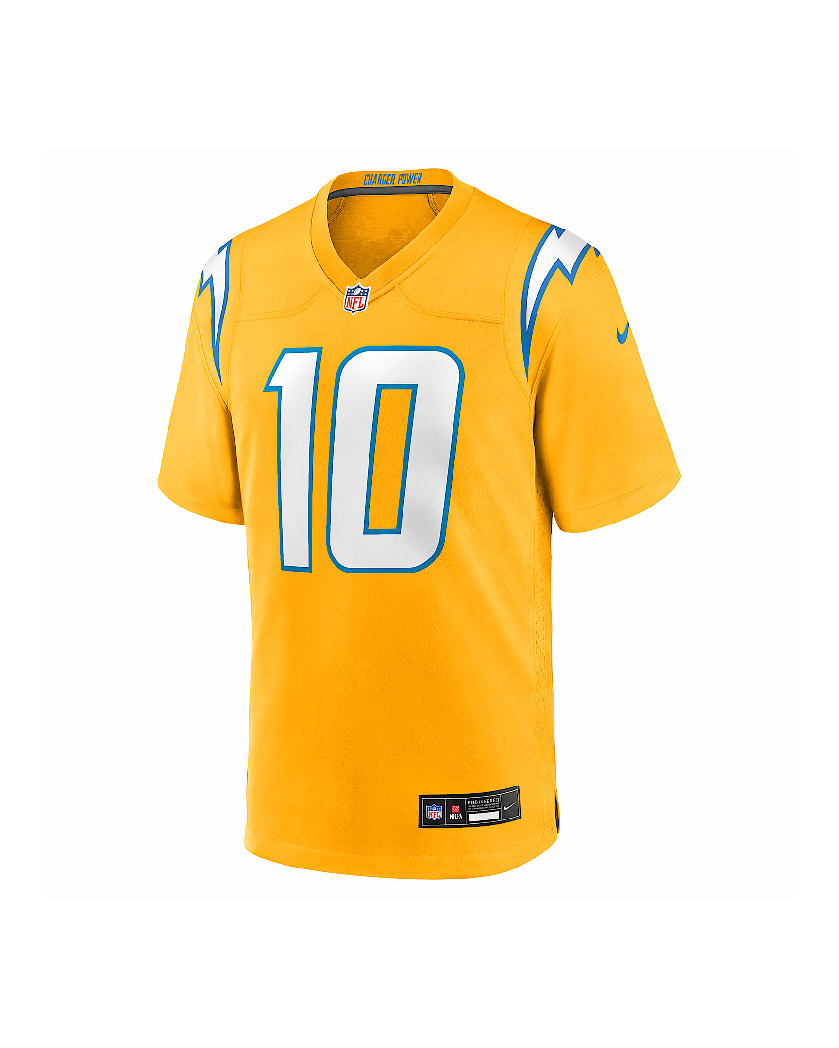 Justin Herbert Los Angeles Chargers Men's Nike NFL Game Jersey - Gold