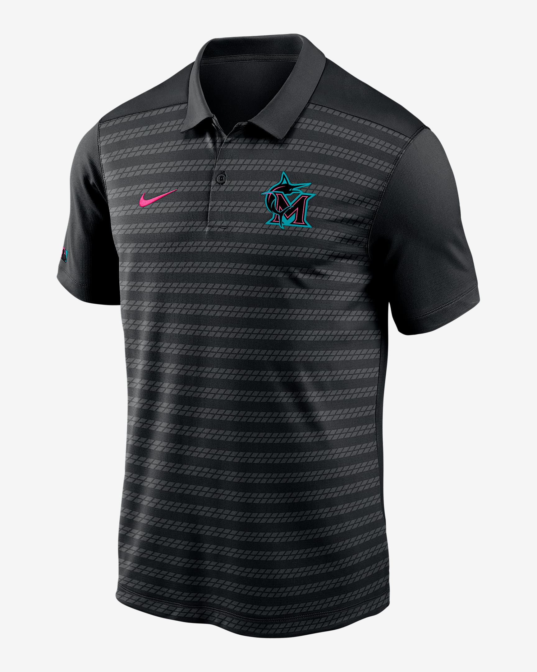 Miami Marlins Authentic Collection City Connect Victory Men's Nike Dri-FIT MLB Polo - Black