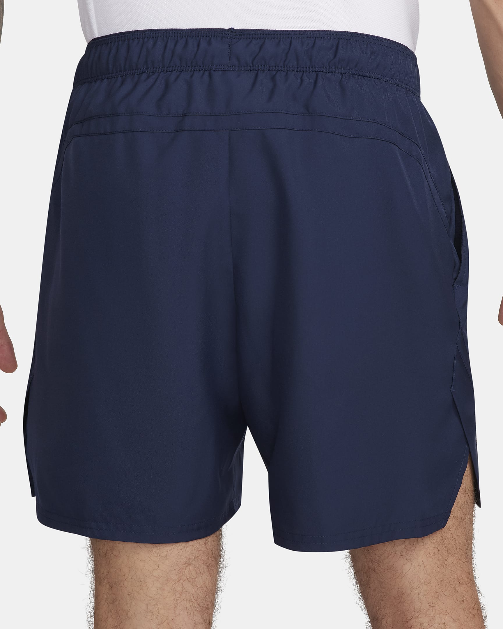 NikeCourt Victory Dri-FIT Herren-Tennisshorts (ca. 18 cm) - Obsidian/Weiß