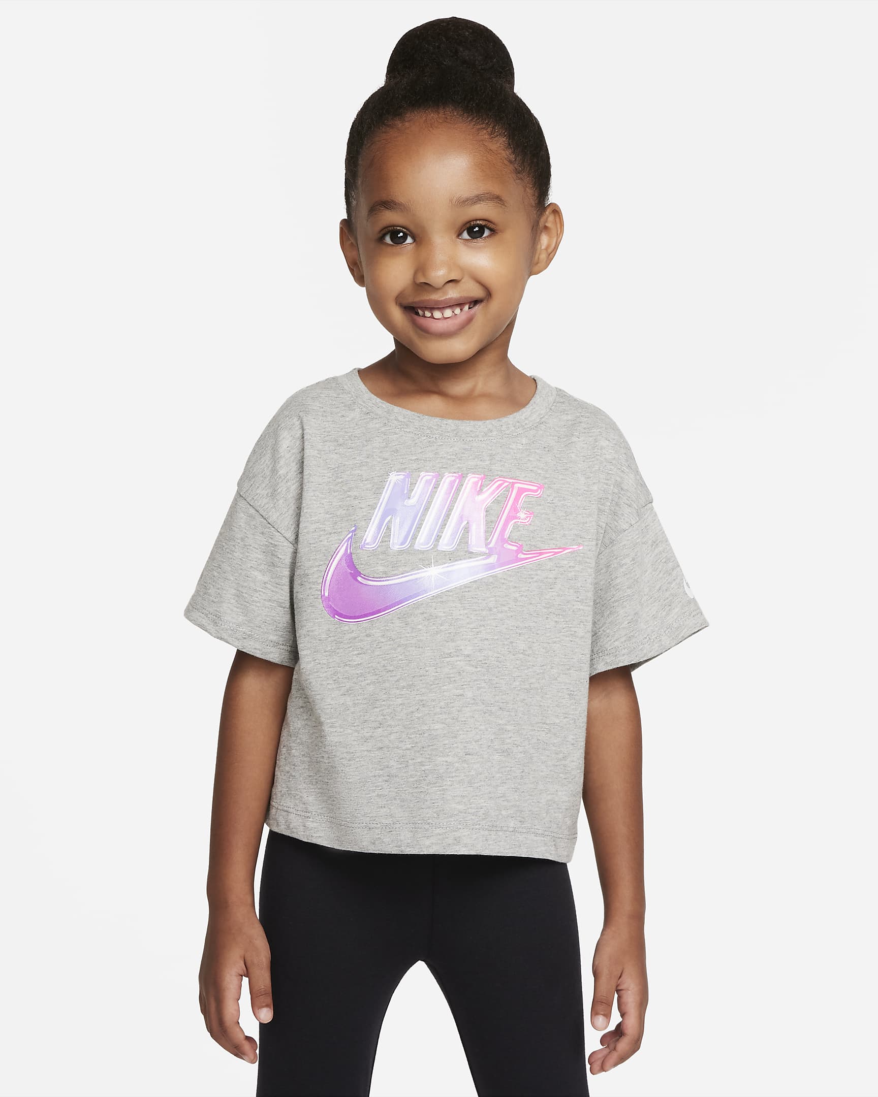 Nike Little Kids' T-Shirt - Dark Grey Heather