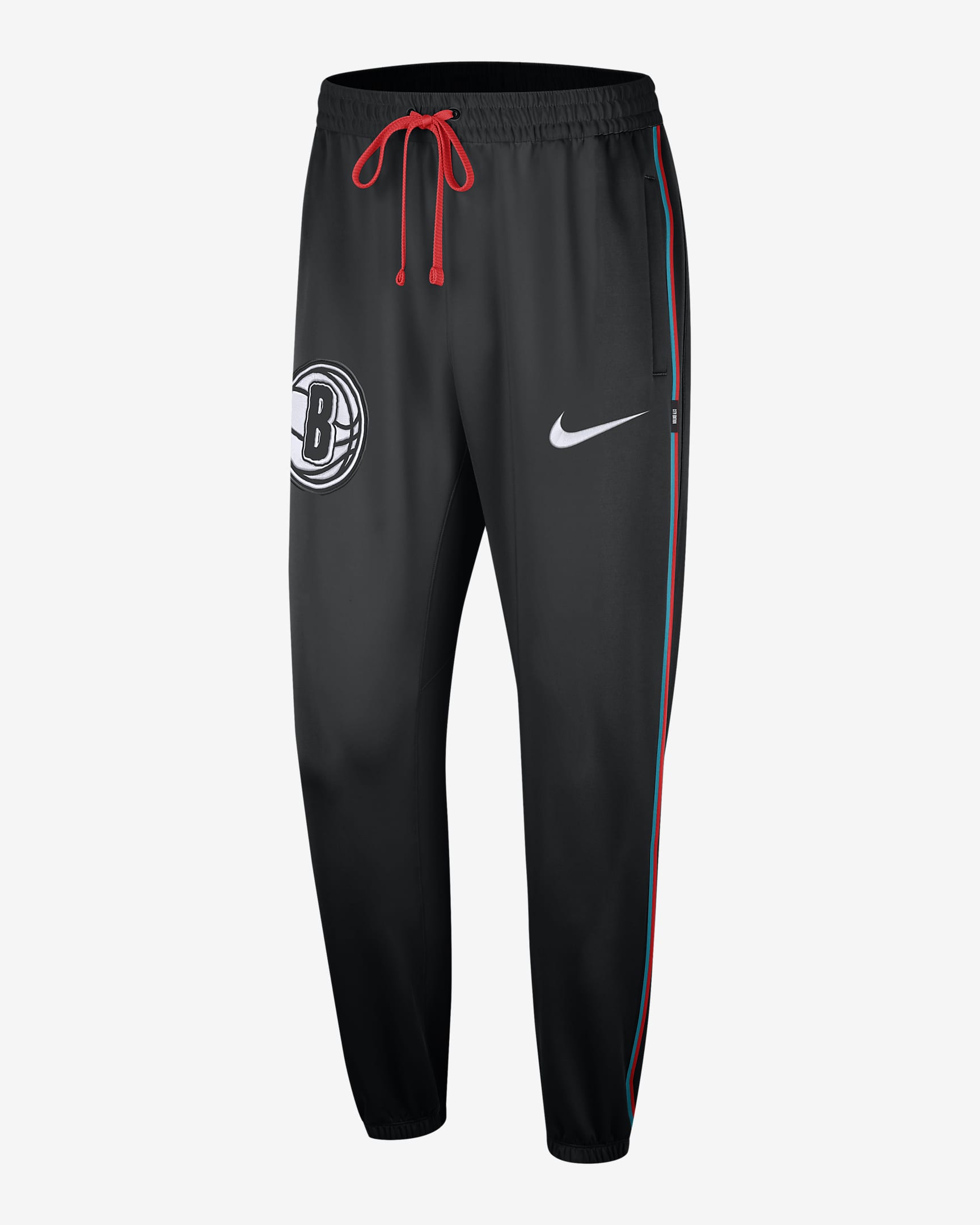 Pantalon NBA Nike Dri-FIT Brooklyn Nets Showtime City Edition pour homme - Noir