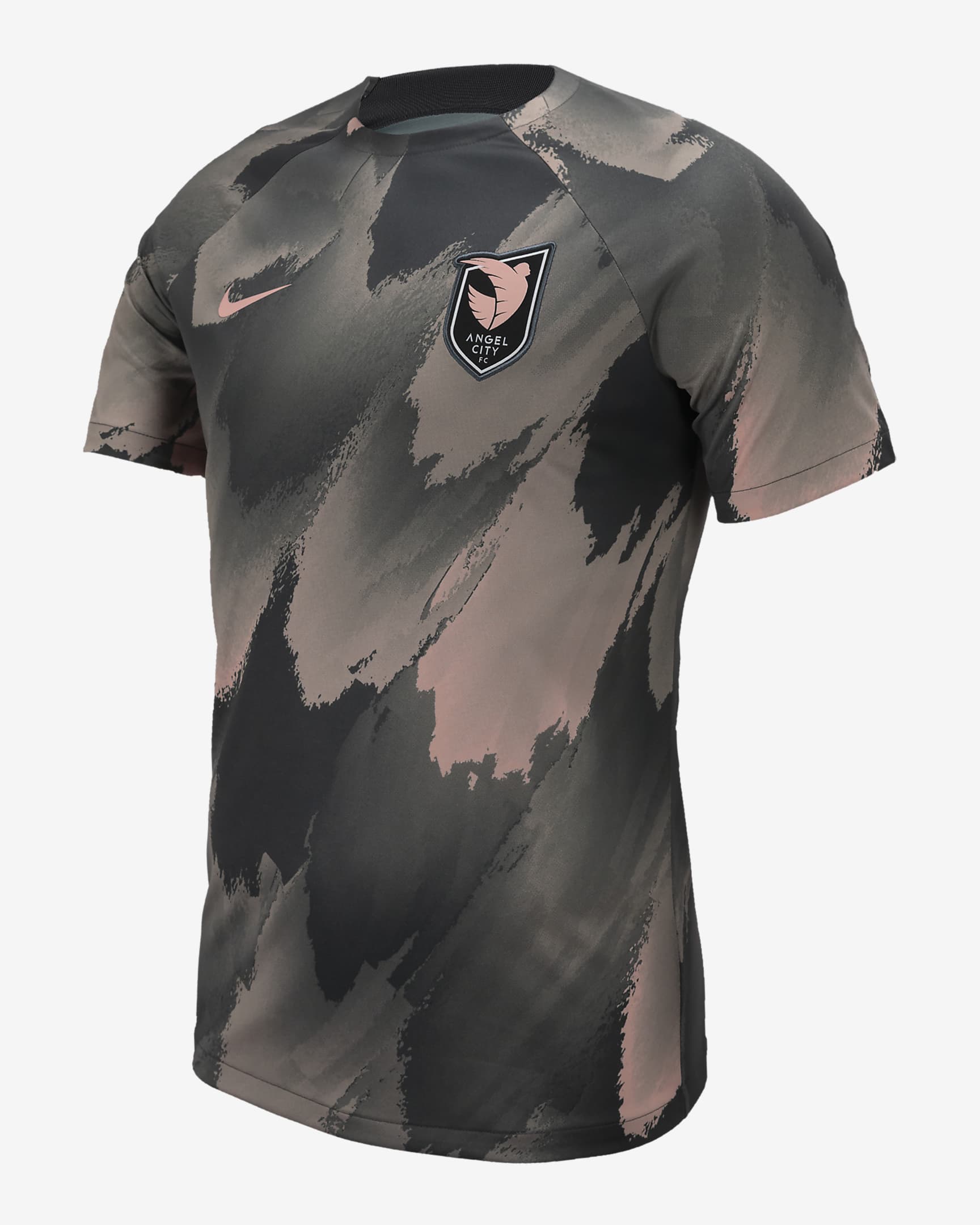 Playera para antes del partido Nike de la NWSL del Angel City FC para hombre - Gris hierro