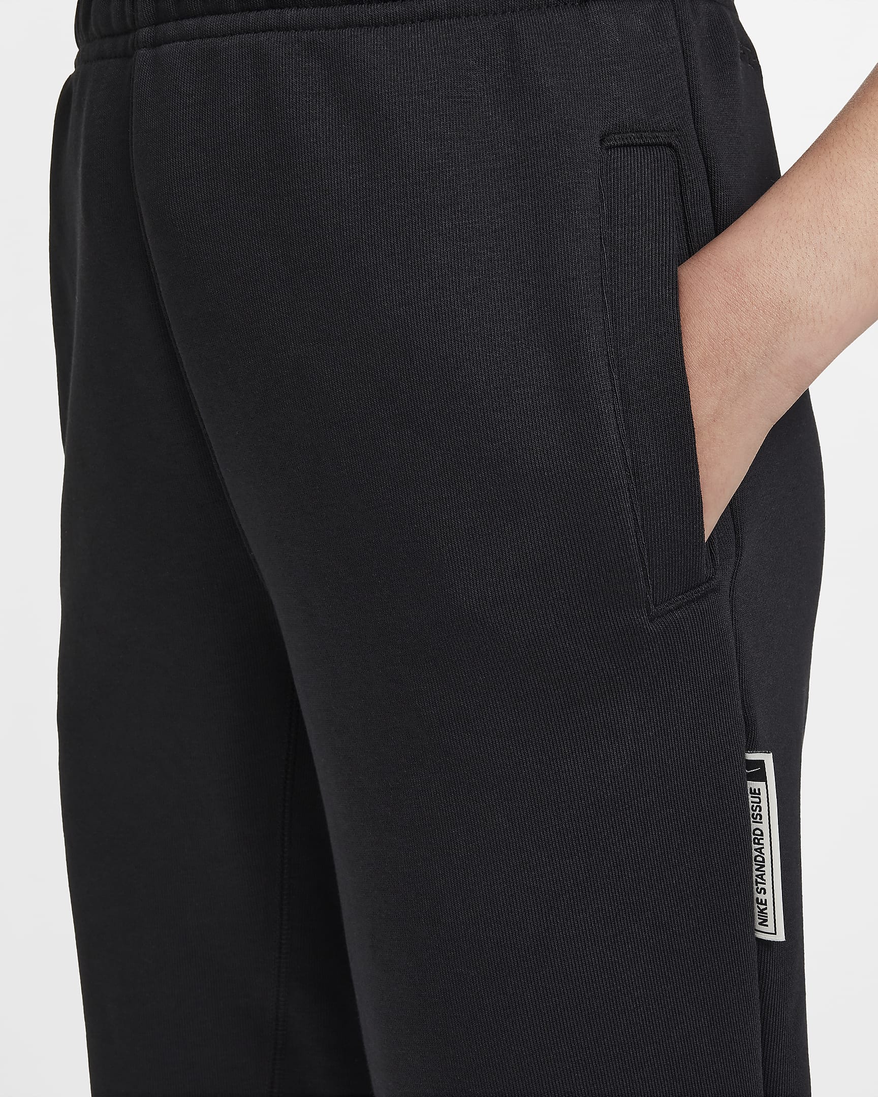 Pantalon en tissu Fleece Dri-FIT Nike Standard Issue pour ado - Noir/Pale Ivory