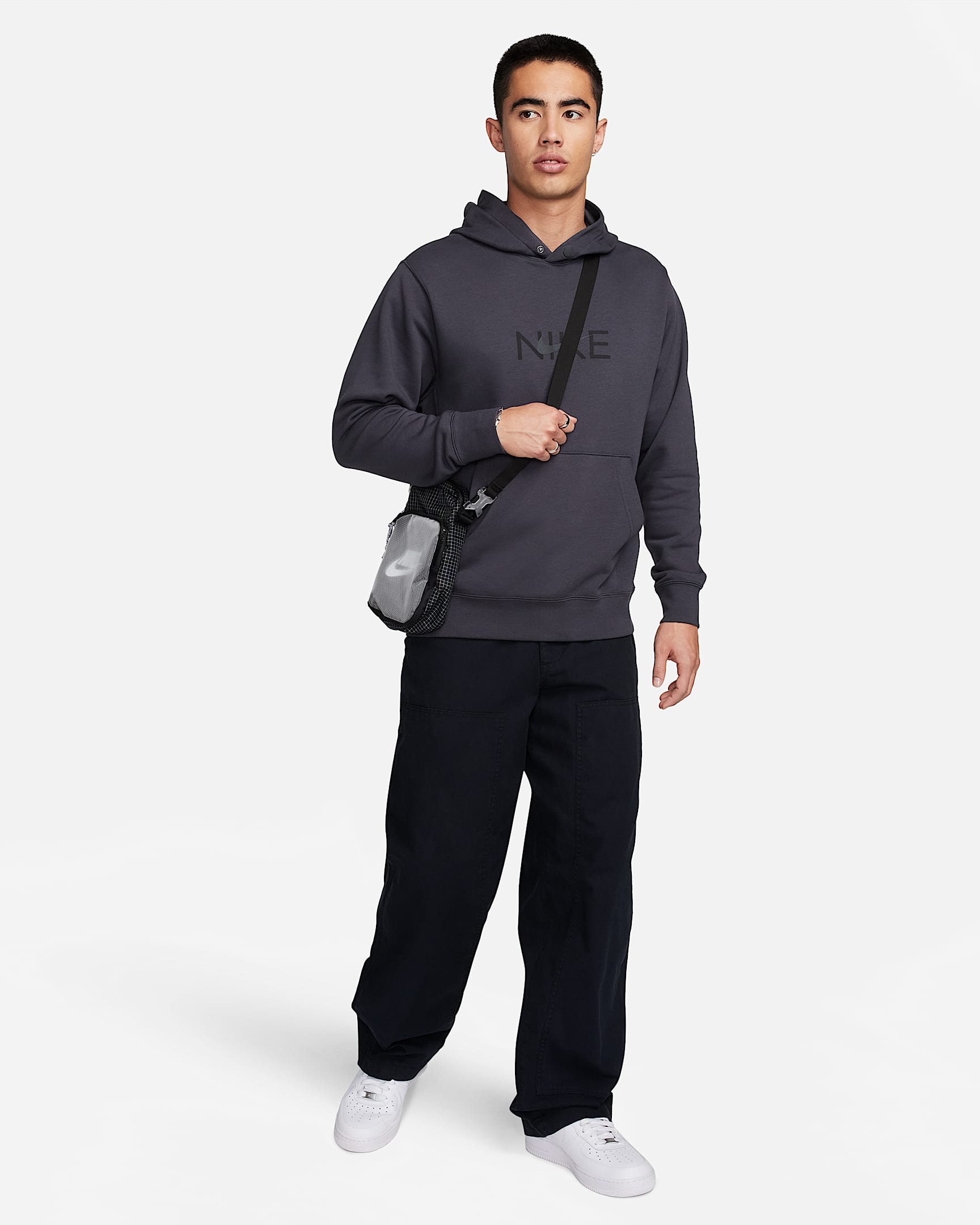 Nike Sportswear Men's French Terry Pullover Hoodie. Nike VN