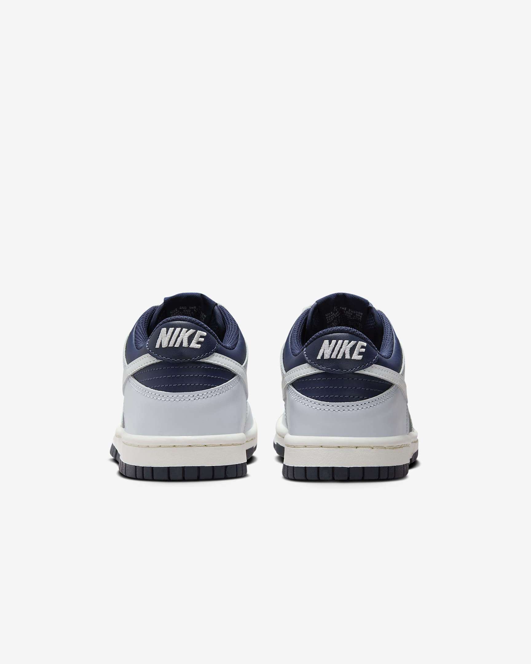 Nike Dunk Low Older Kids' Shoes - Football Grey/Midnight Navy/Summit White