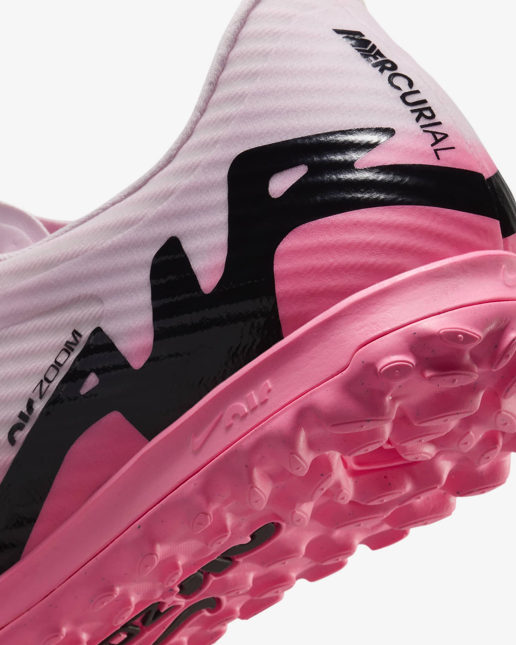 Nike Mercurial Vapor 15 Academy TF Düşük Bilekli Krampon - Pink Foam/Siyah