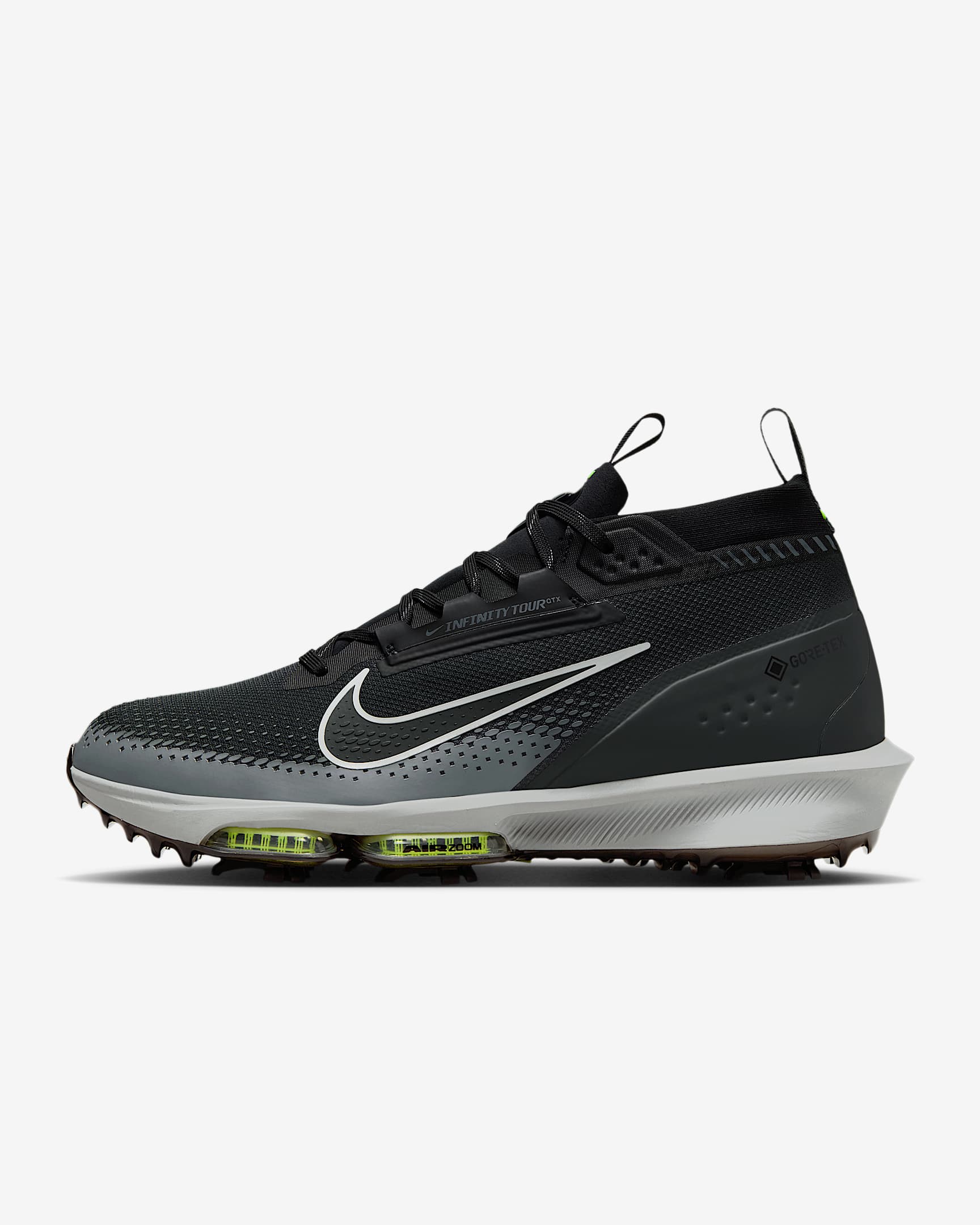 Sapatilhas de golfe à prova de água Nike Infinity Tour 2 GORE-TEX para homem - Cinzento Smoke escuro/Cinzento Smoke claro/Preto